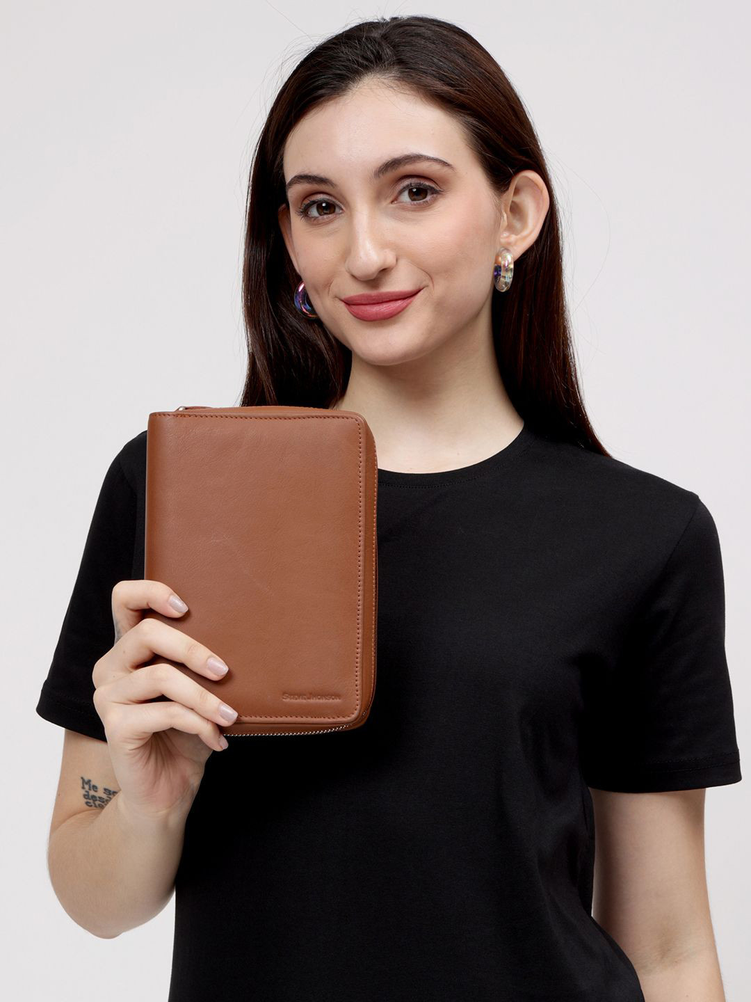 Steve Jhonson Men Tan Wallets