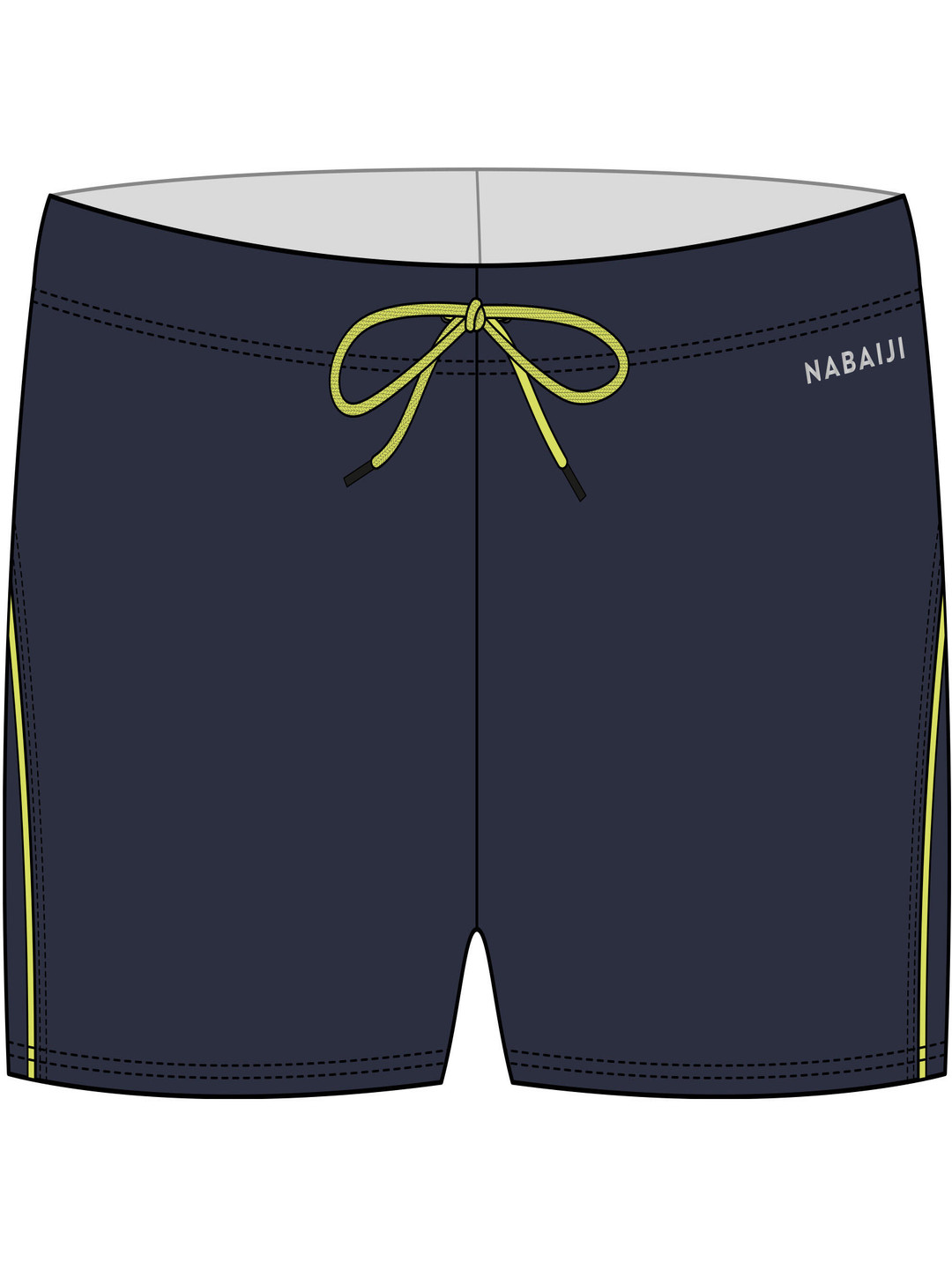 Decathlon Nabaiji Boys Dark Blue Quick-Dry Swimming Boxer Shorts