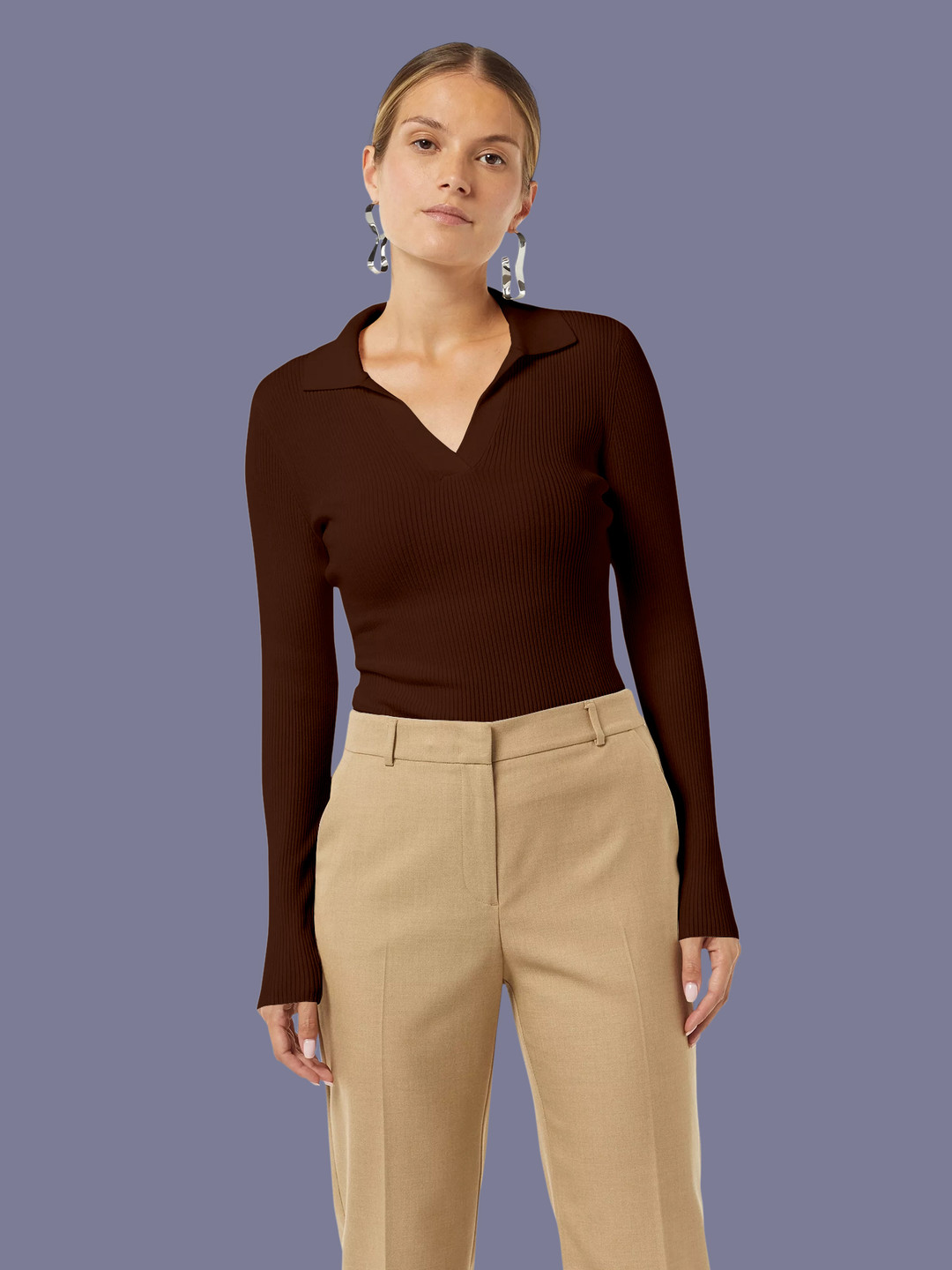 Dream Beauty Fashion Apple Women Ribbed Shirt Style Top