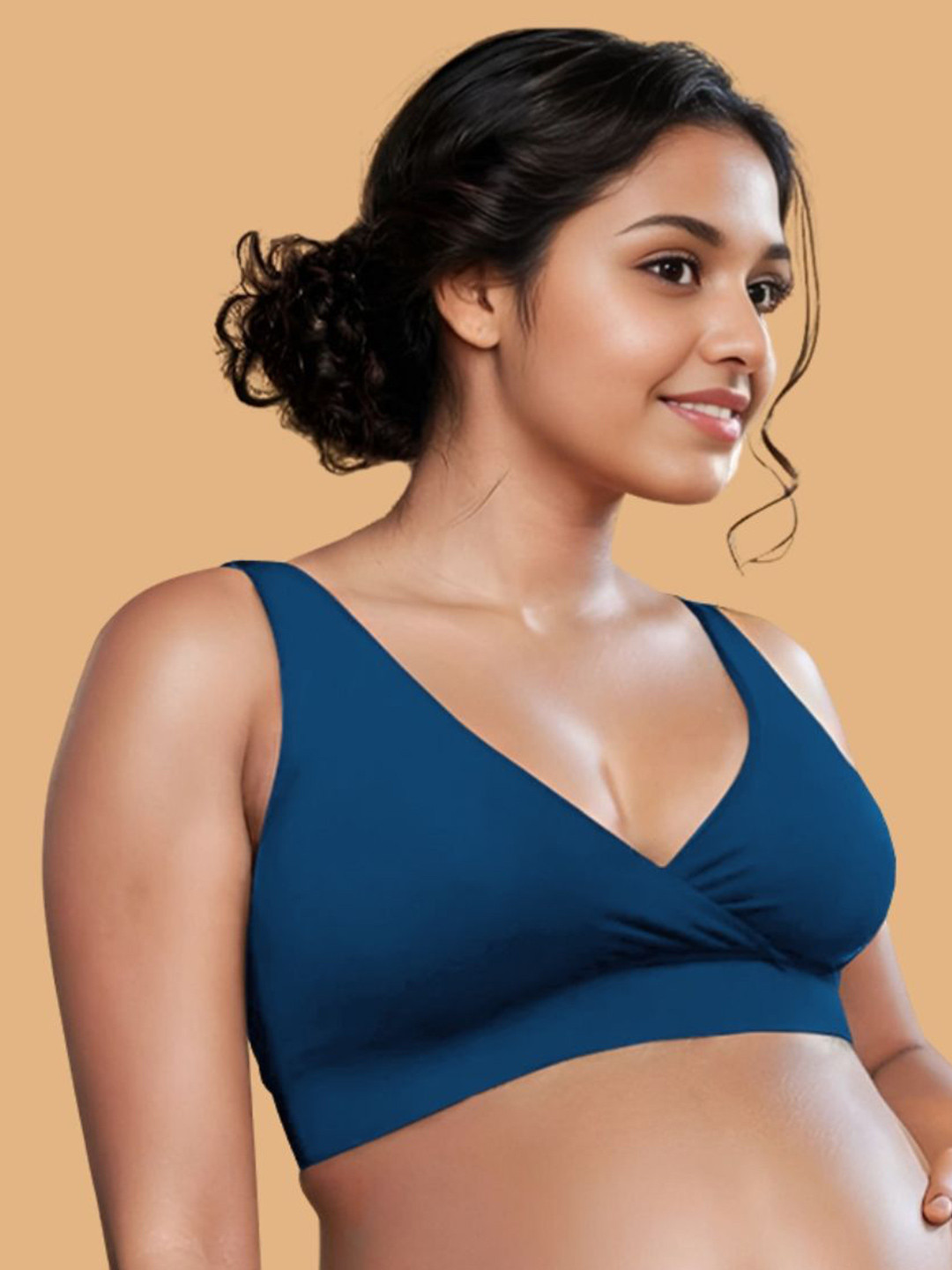 &CIRCUS Solid Maternity & Nursing bra for feeding Padded Micro Modal