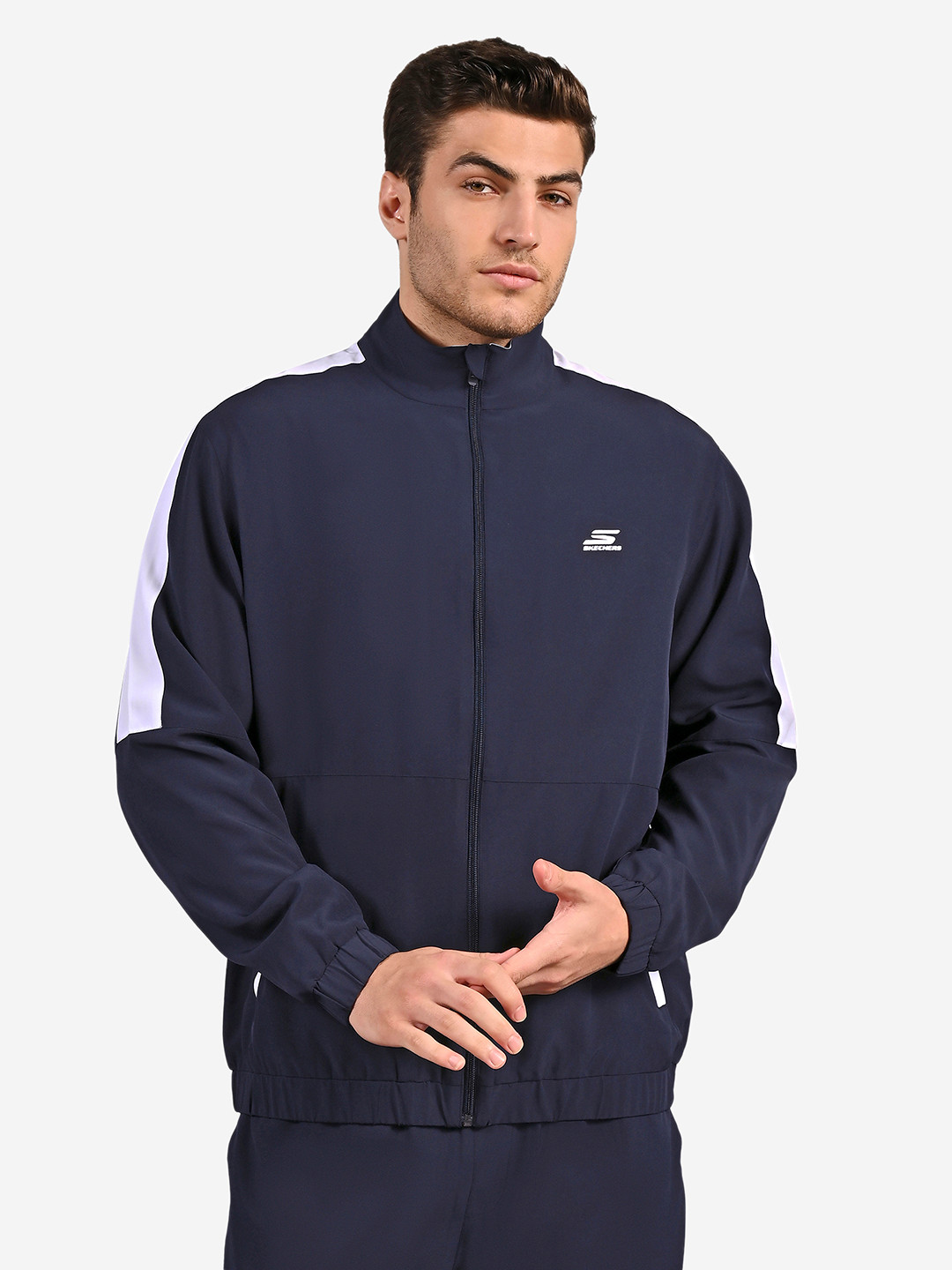 Skechers Men Colorblock Track Jackets