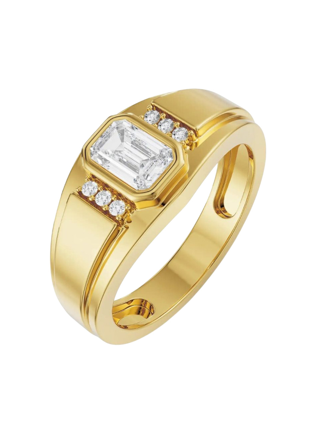 Emori Archie Men Engagement Men Lab Diamond in 14KT Gold Ring