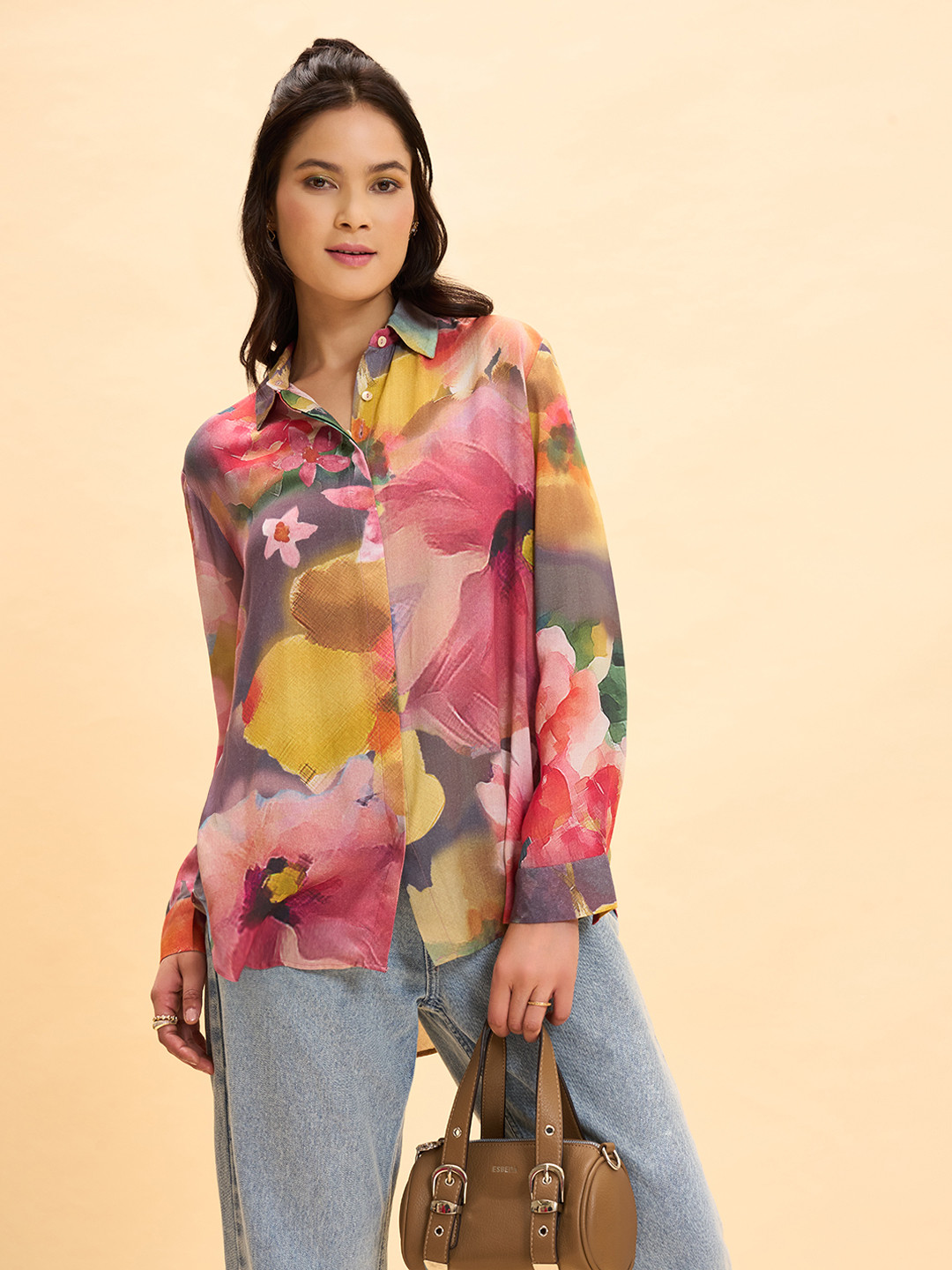 Marigold Lane Print Cotton long Top