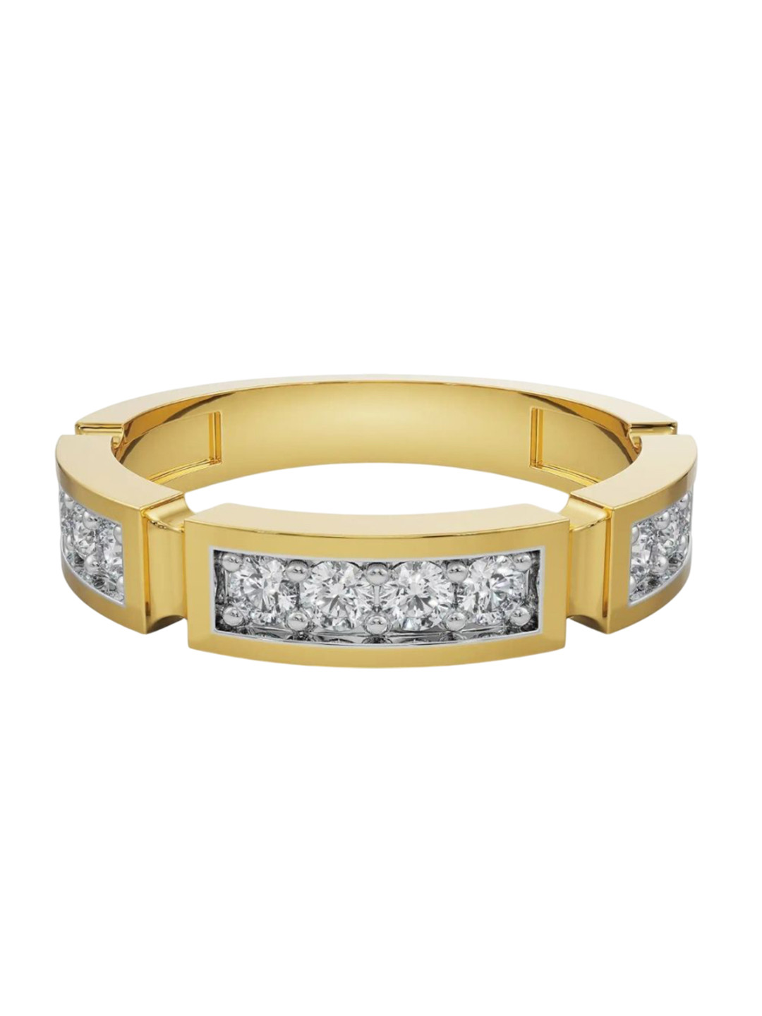 Emori Elior Wedding Lab Diamond in 14KT Gold Band