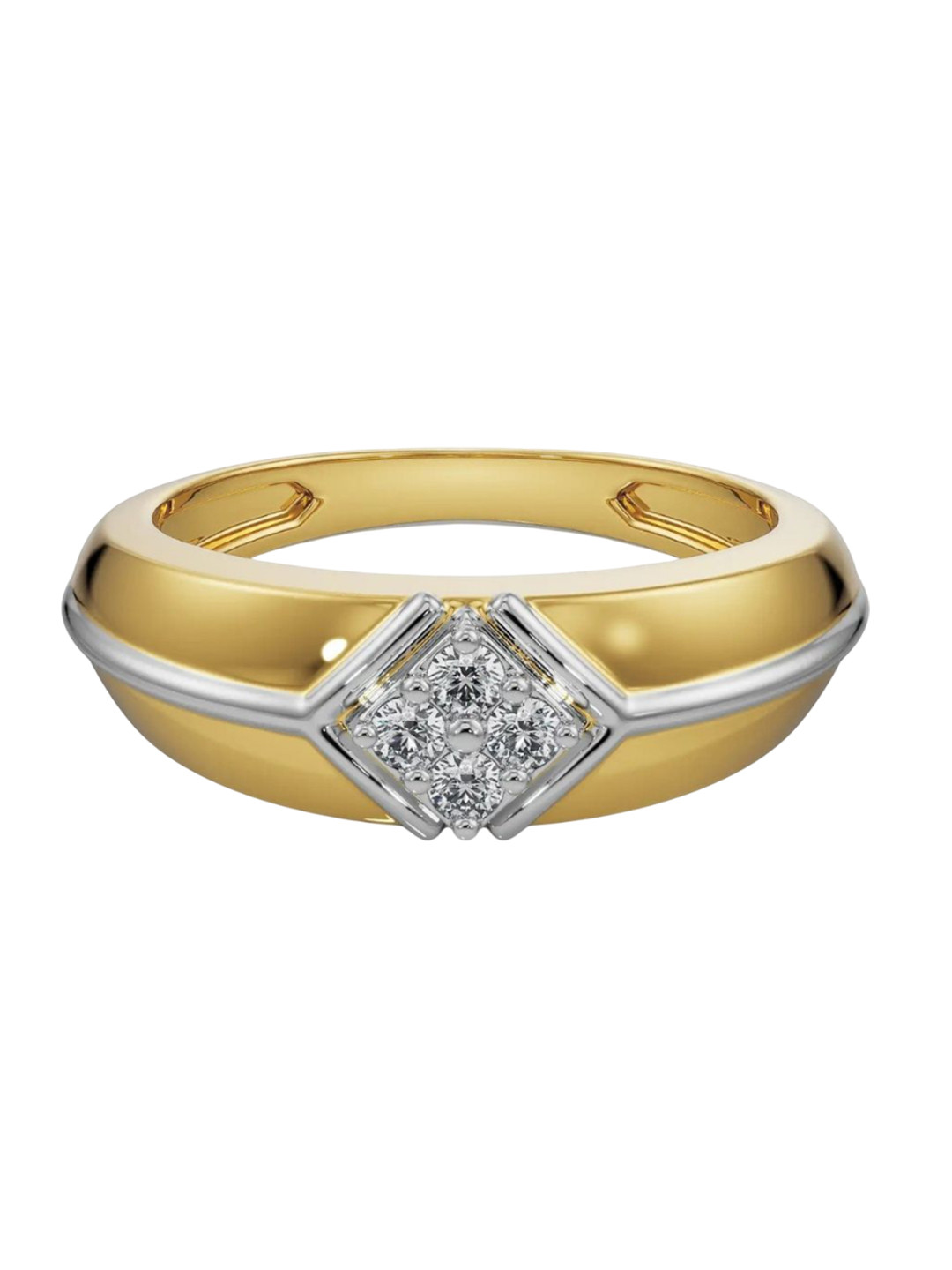 Emori Ezra Men Lab Diamond in 14KT Gold Ring