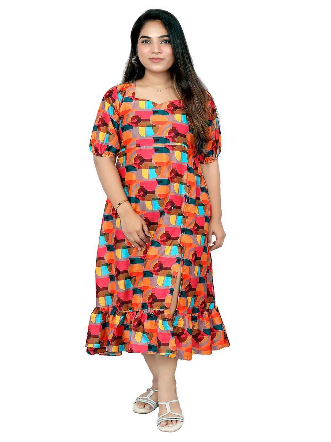 Kaajal by Vidhi Print A-Line Dress