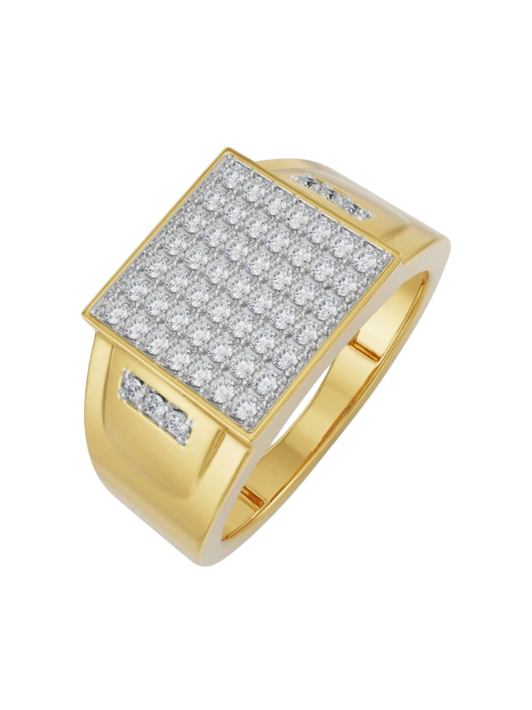 Emori Fizzet Lab Diamond Band in 18KT Gold