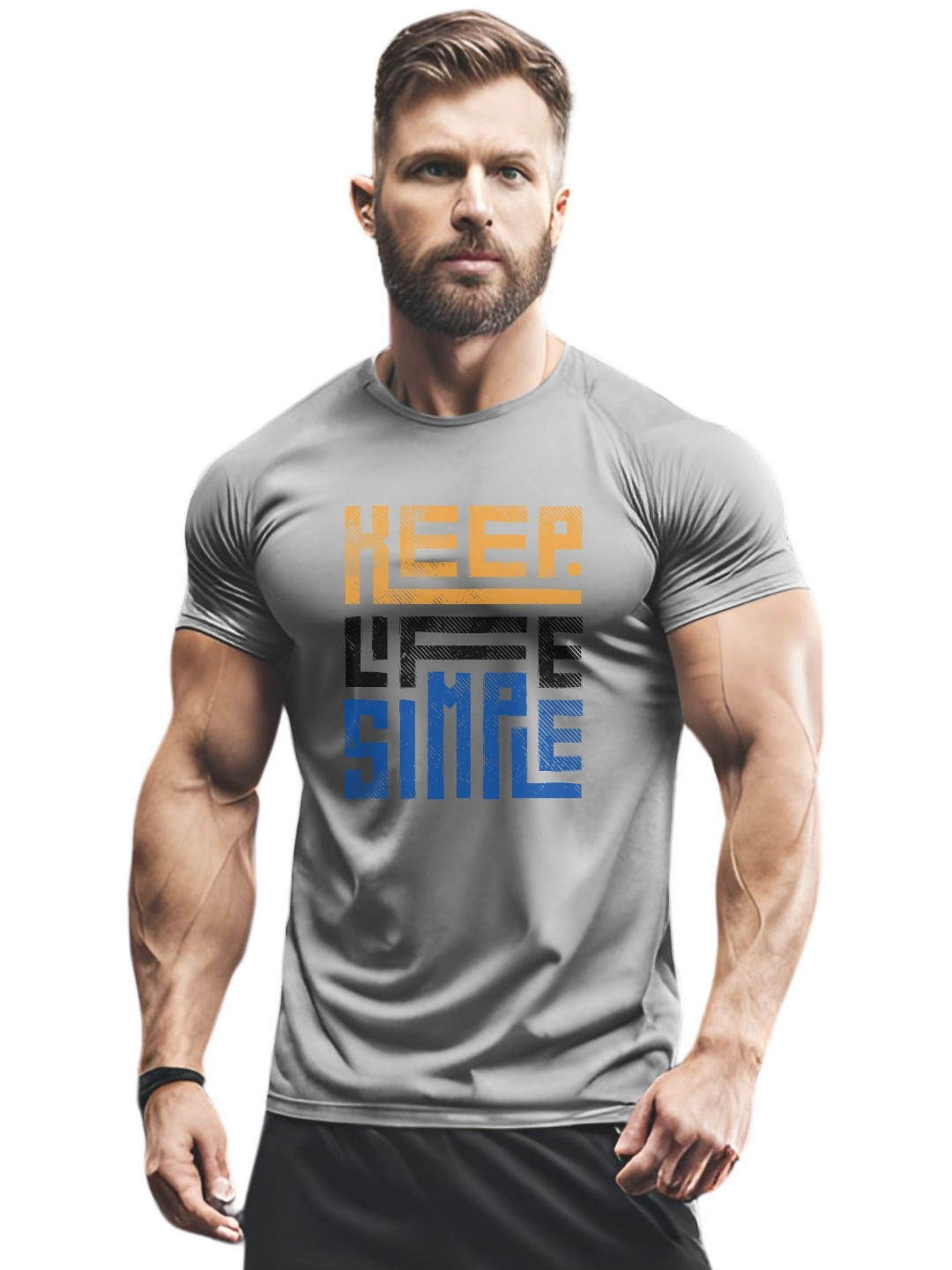 3Colors Men Moisture Wicking Cut Outs T-shirt