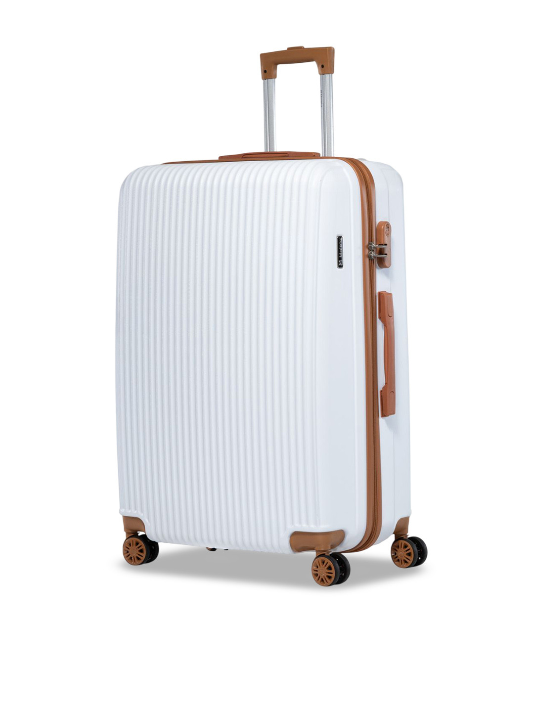 Maleta Textured Hard Sided Water Resistant Small Trolley Bag