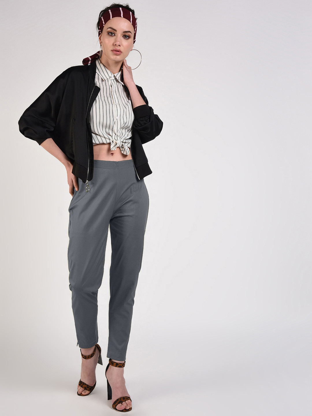 FLOREOS Women Comfort Easy Wash Trousers