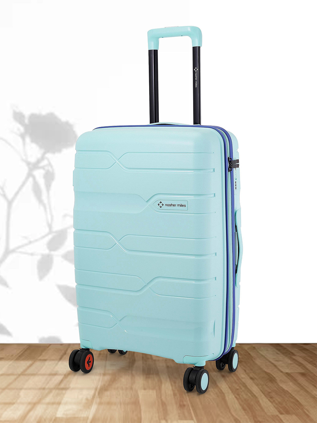 Nasher Miles Textured Cannes  Polypropylene Large Trolley Bag