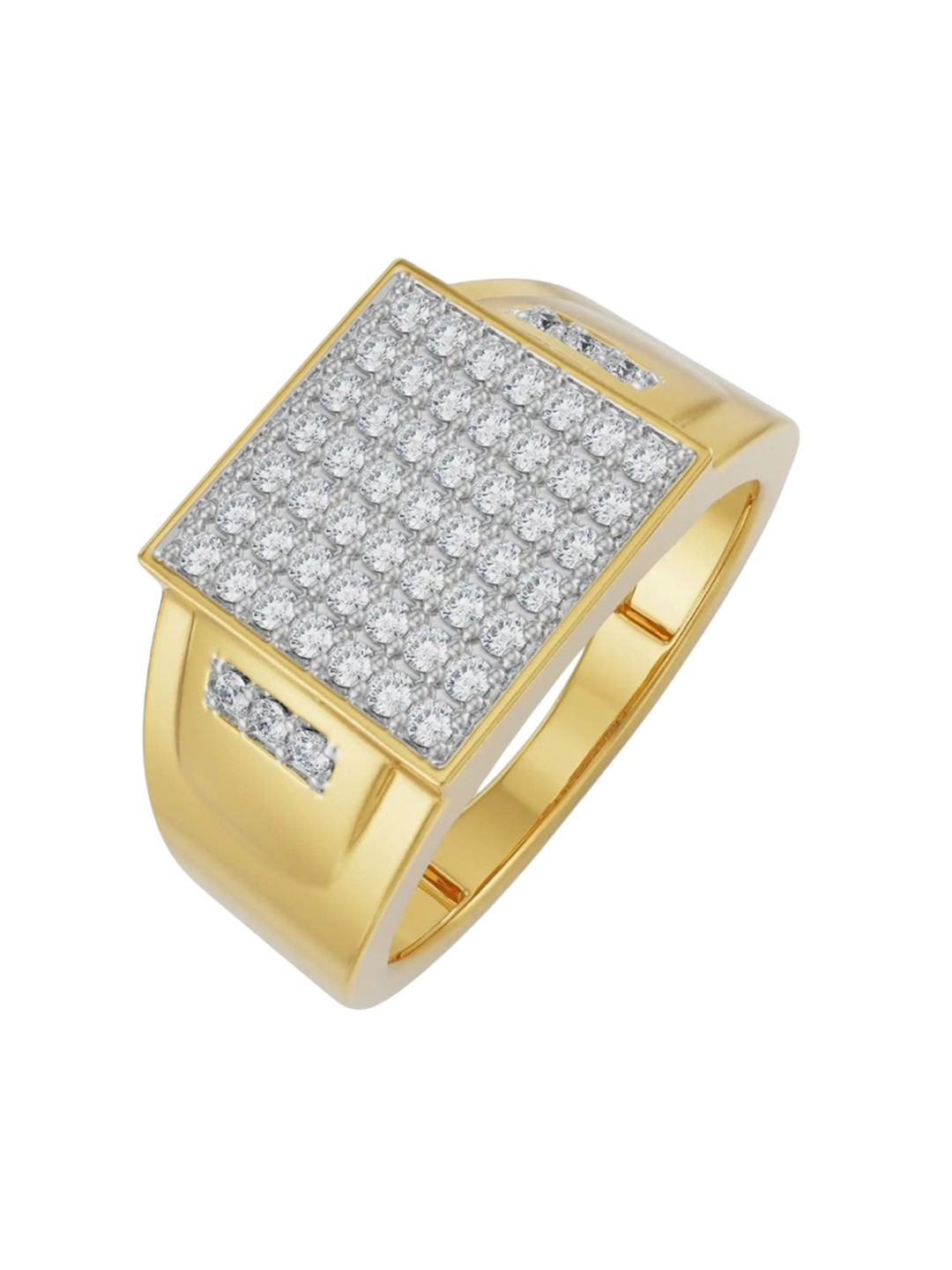 Emori Fizzet Lab Diamond in 14KT Gold Band