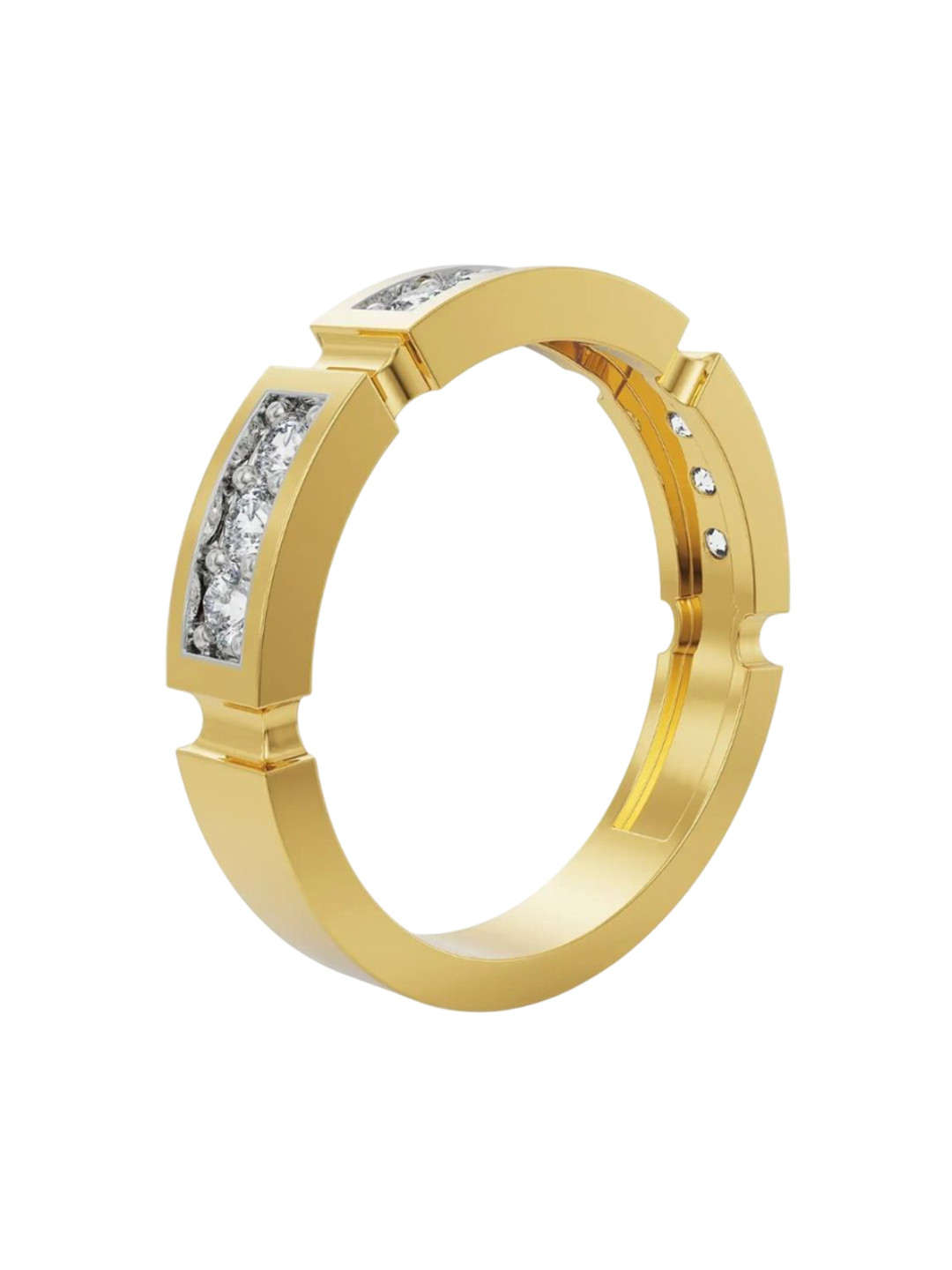 Emori Elior Wedding Lab Diamond Band in 18KT Gold