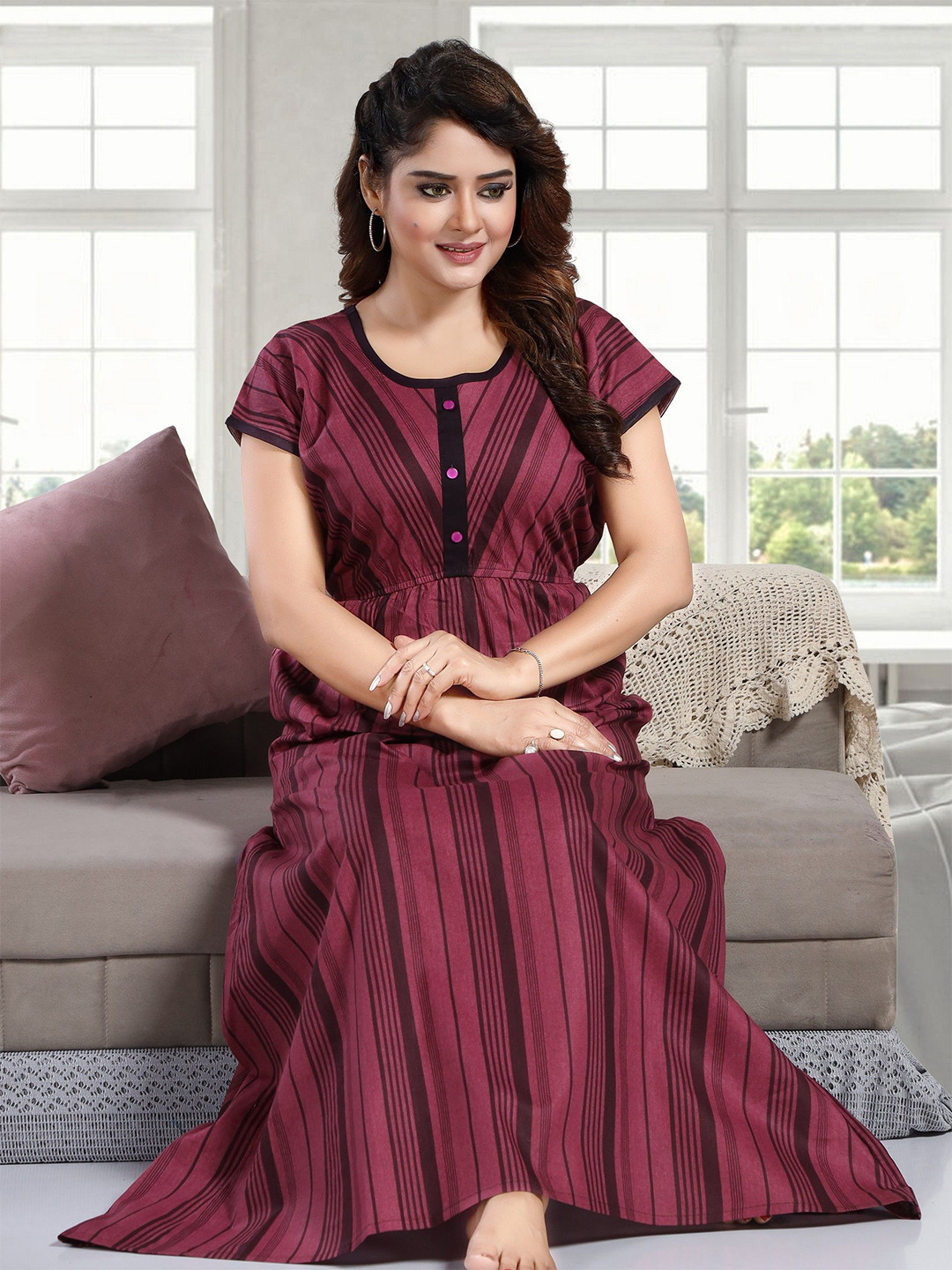 CINCO Printed Maxi Nightdress