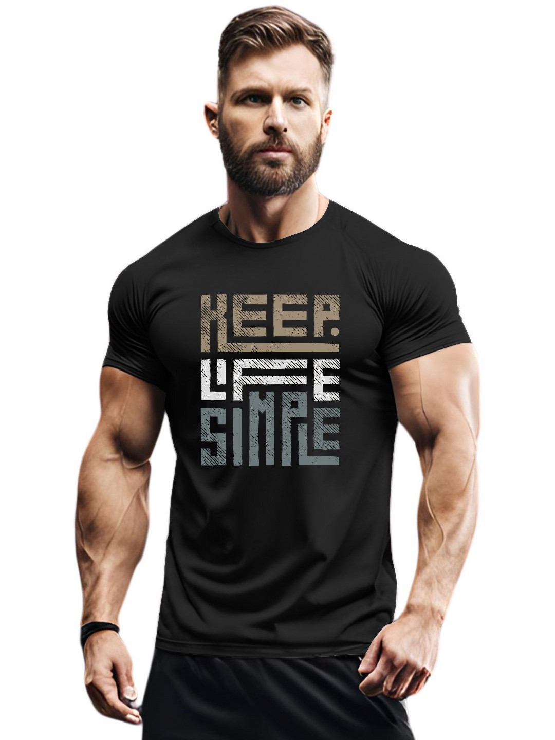 3Colors Men Moisture Wicking Cut Outs T-shirt