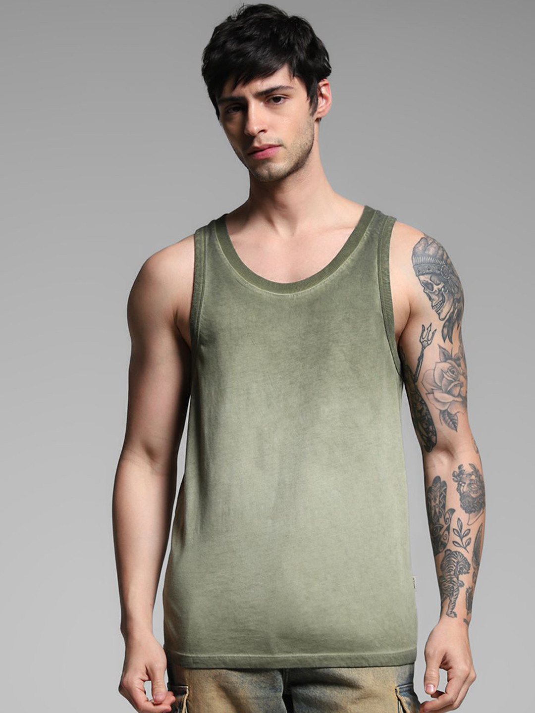 Jack & Jones Pure Cotton Basic Innerwear Vest 9014817001