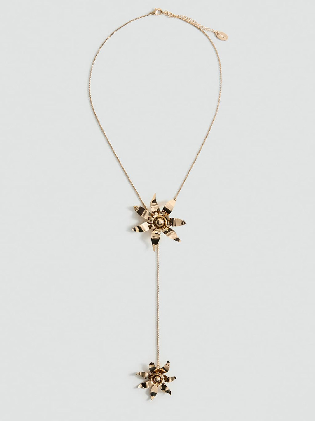 MANGO Long Flower Shaped Chain with Pendant