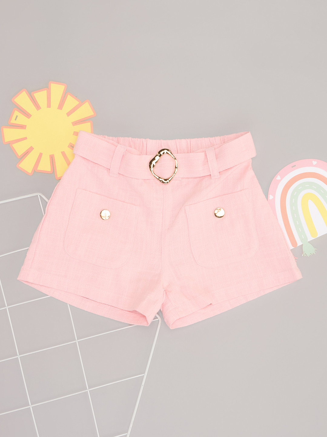 Pantaloons Junior Girls Loose Fit Fashion Shorts