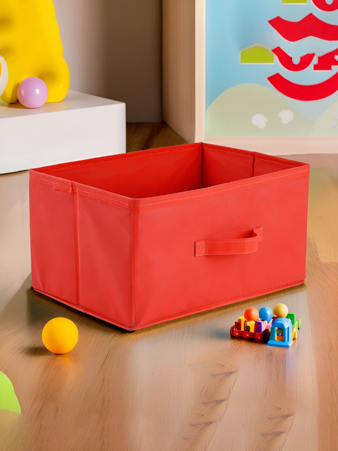 Aura Red Foldable Wardrobe Storage Box Drawer Organiser