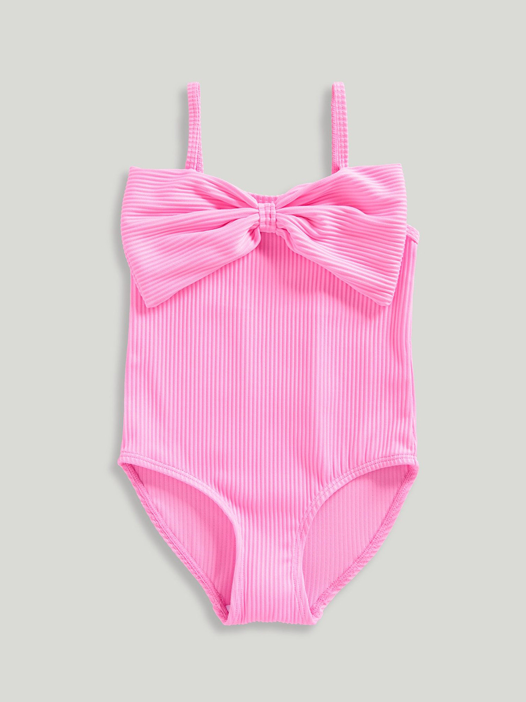mothercare Infant Girls Shoulder Straps Bow Swimsuit