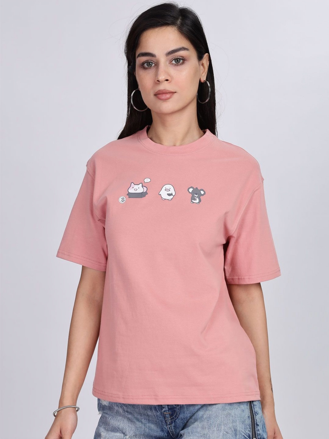 B BLUBERYL - Comfort Inside Out Women Henley Neck T-shirt