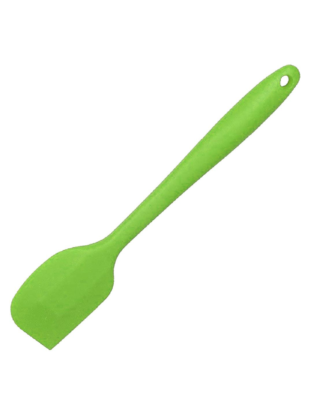 Kuber Industries Silicone Green Non Stick Heat Resistant Cake Spatula