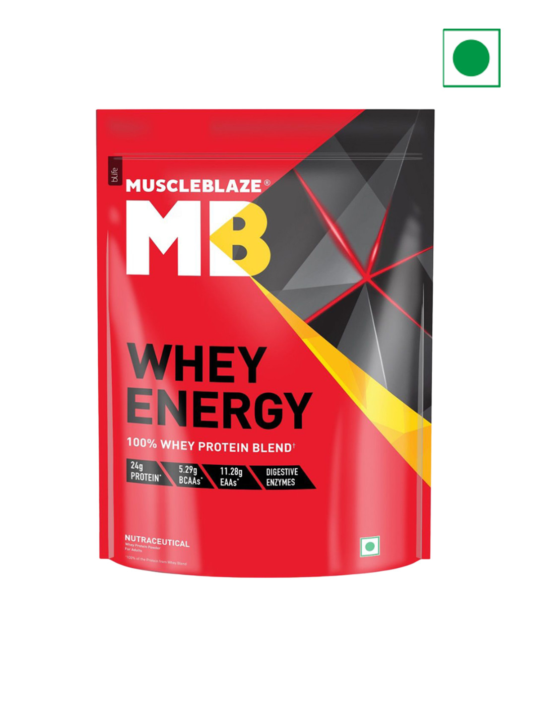 MuscleBlaze Whey Energy Protein- 1 Kg- Cold Coffee