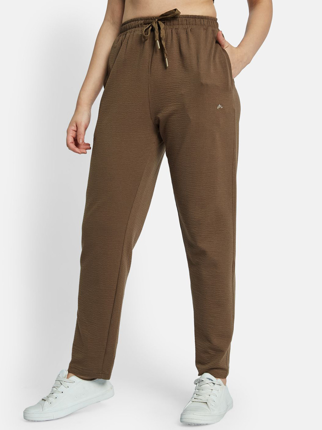 METTLE Women Textured Track Pants
