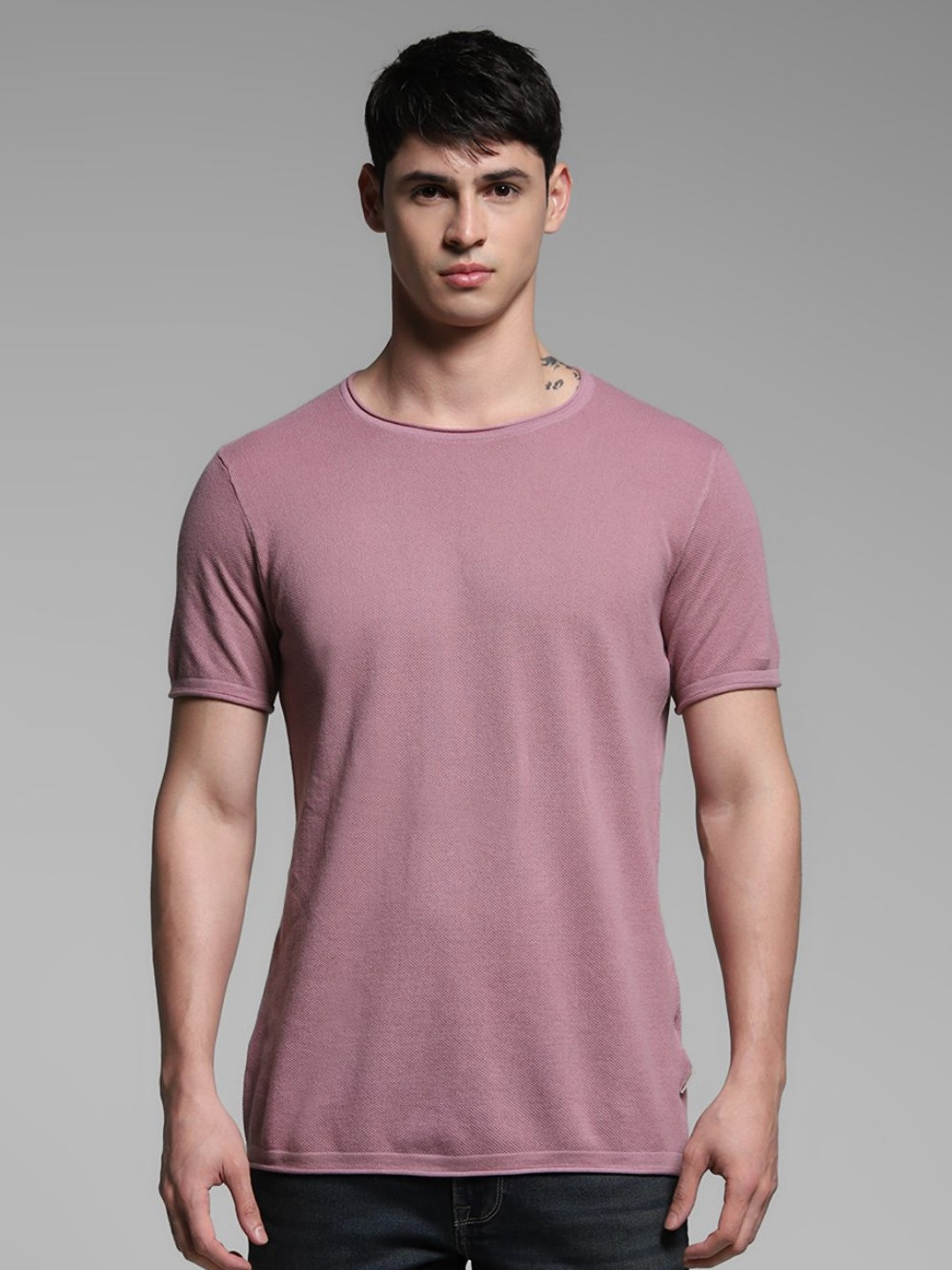 Jack & Jones Men Applique Slim Fit T-shirt