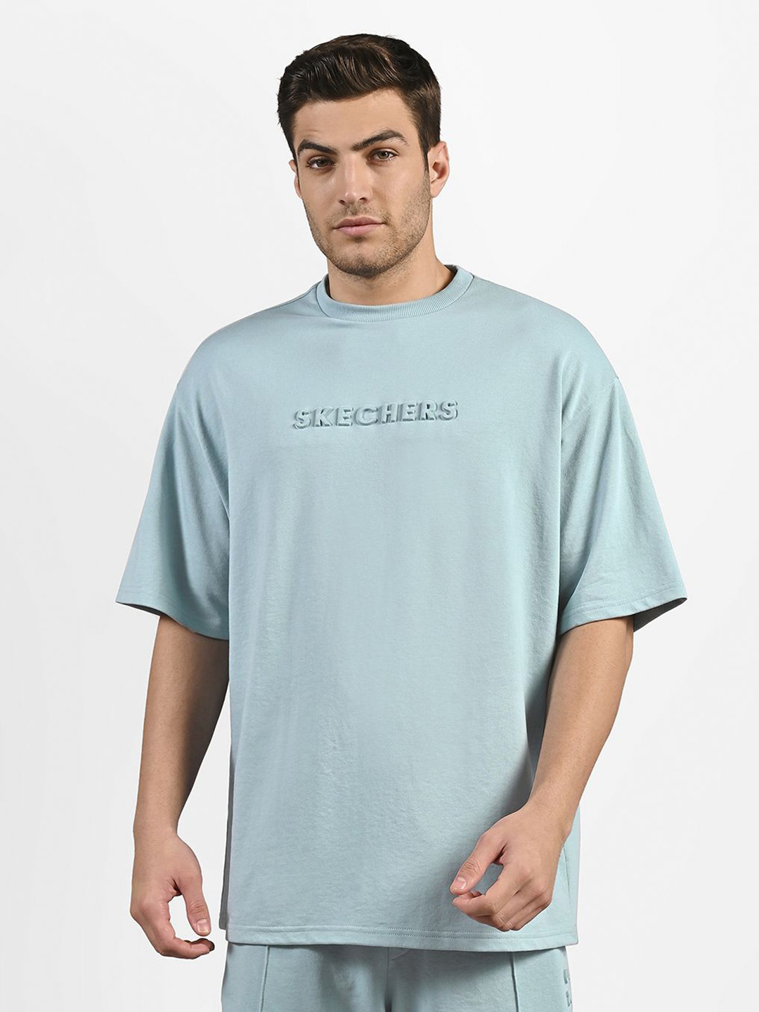 Skechers Men Embossed Logo T-Shirts