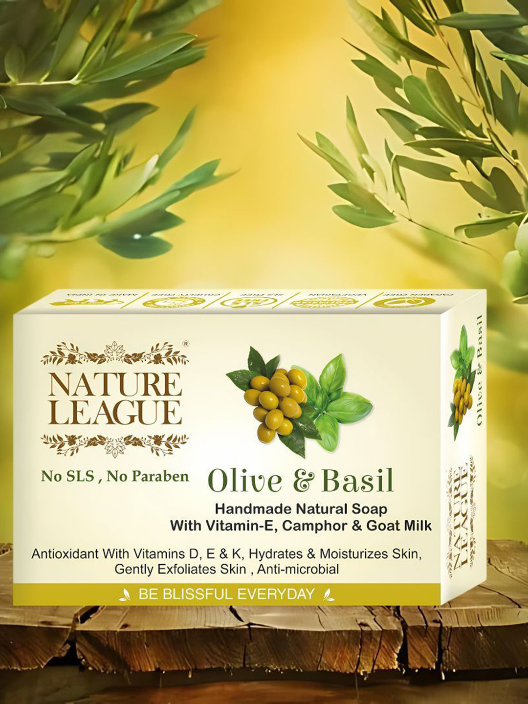 NATURE LEAGUE Set Of 8 Skin Nourishing Handmade Soap -100 g Each