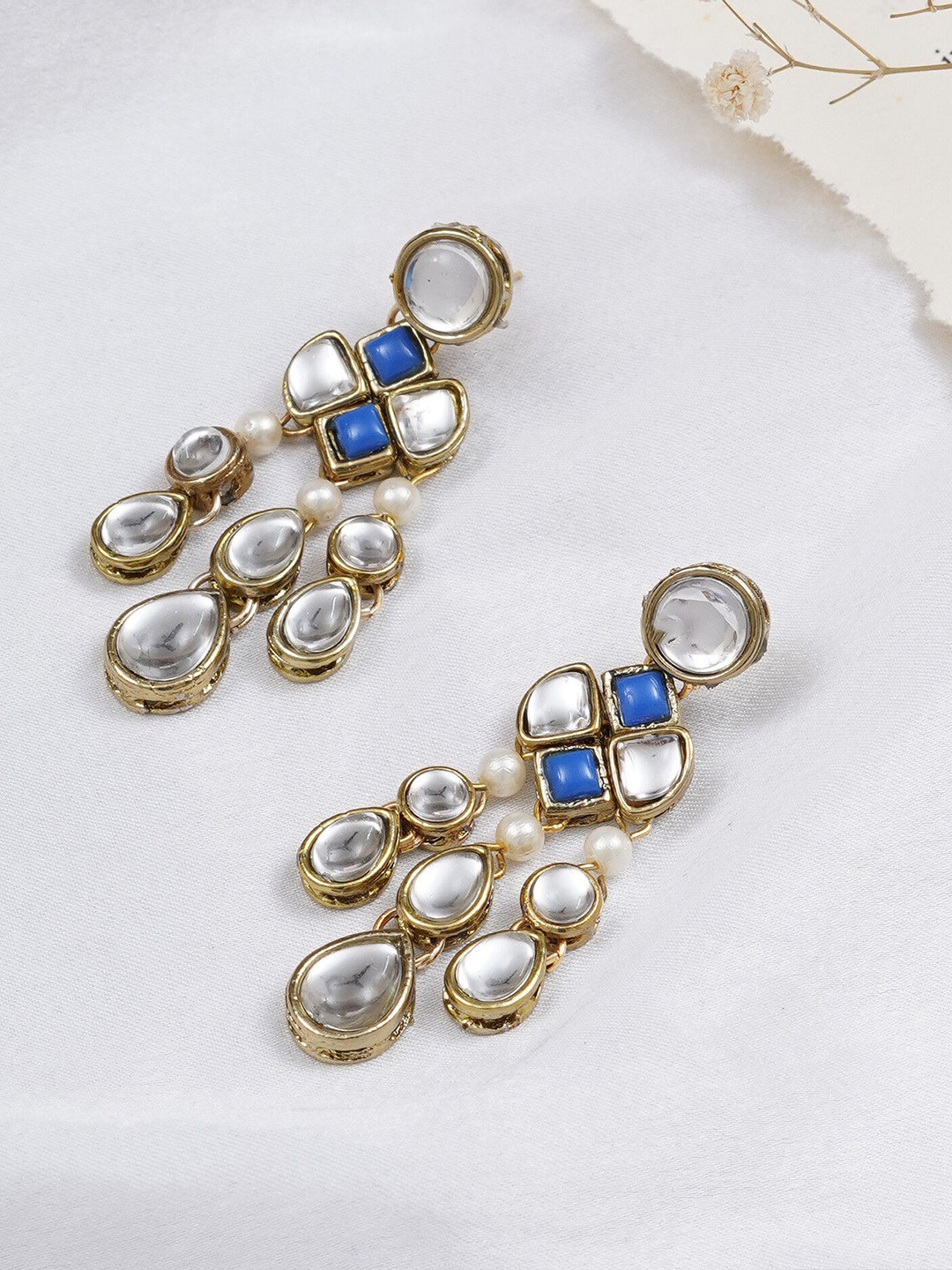 BeAbhika Contemporary Drop Earrings