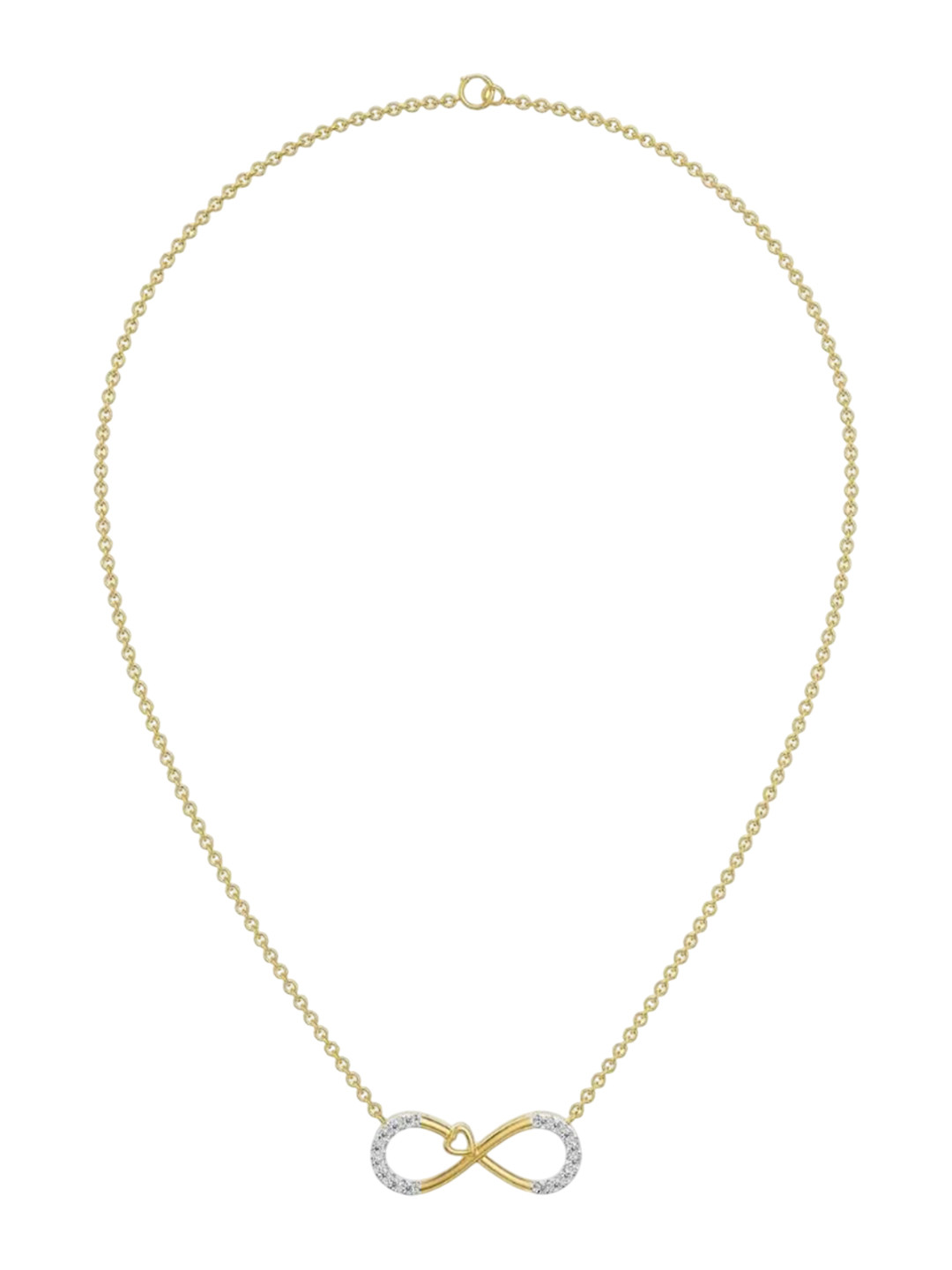 Emori Infinity Suhana Lab Diamond in 14KT Gold Necklace