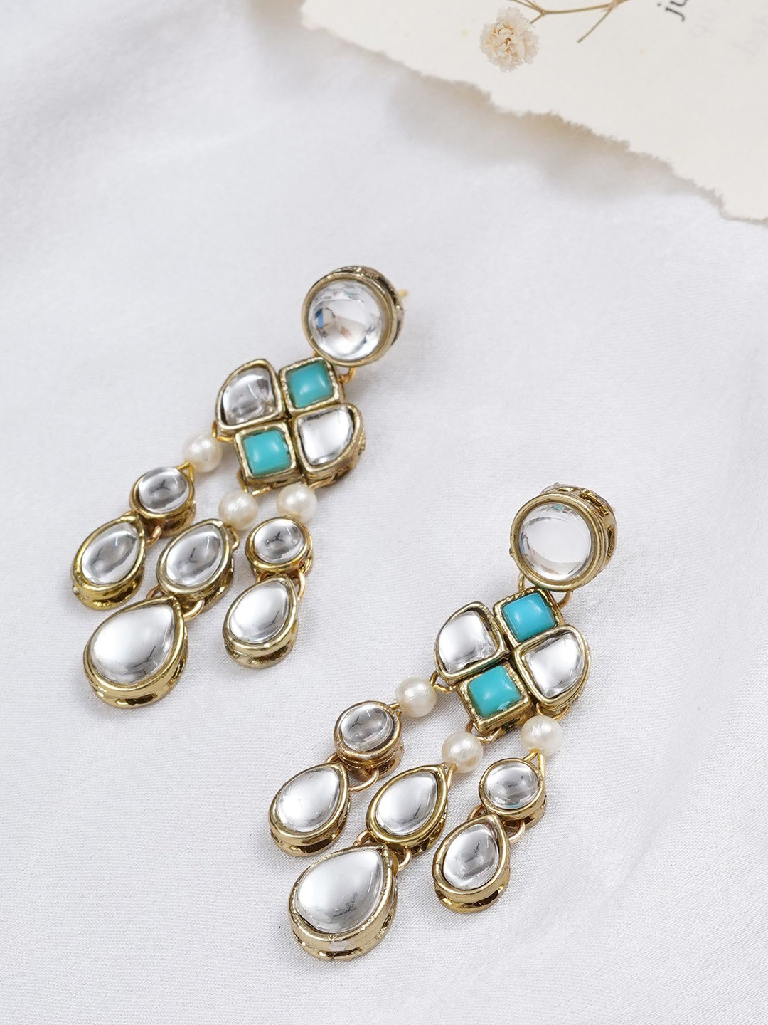 BeAbhika Contemporary Drop Earrings