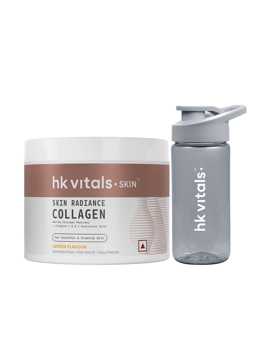 HK VITALS Skin Radiance Marine Collagen Supplement- 100 g With Sipper Bottle- 300 ml