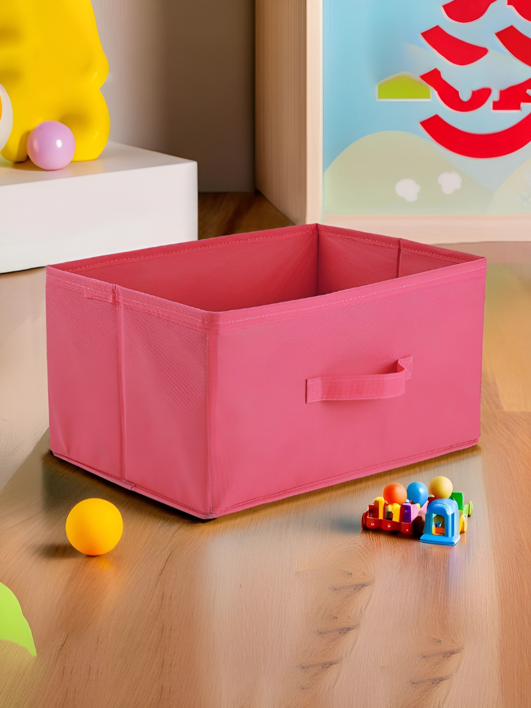 Aura Pink Regular 26 Litre Foldable & Multipurpose Wardrobe Storage Box Drawer Organiser