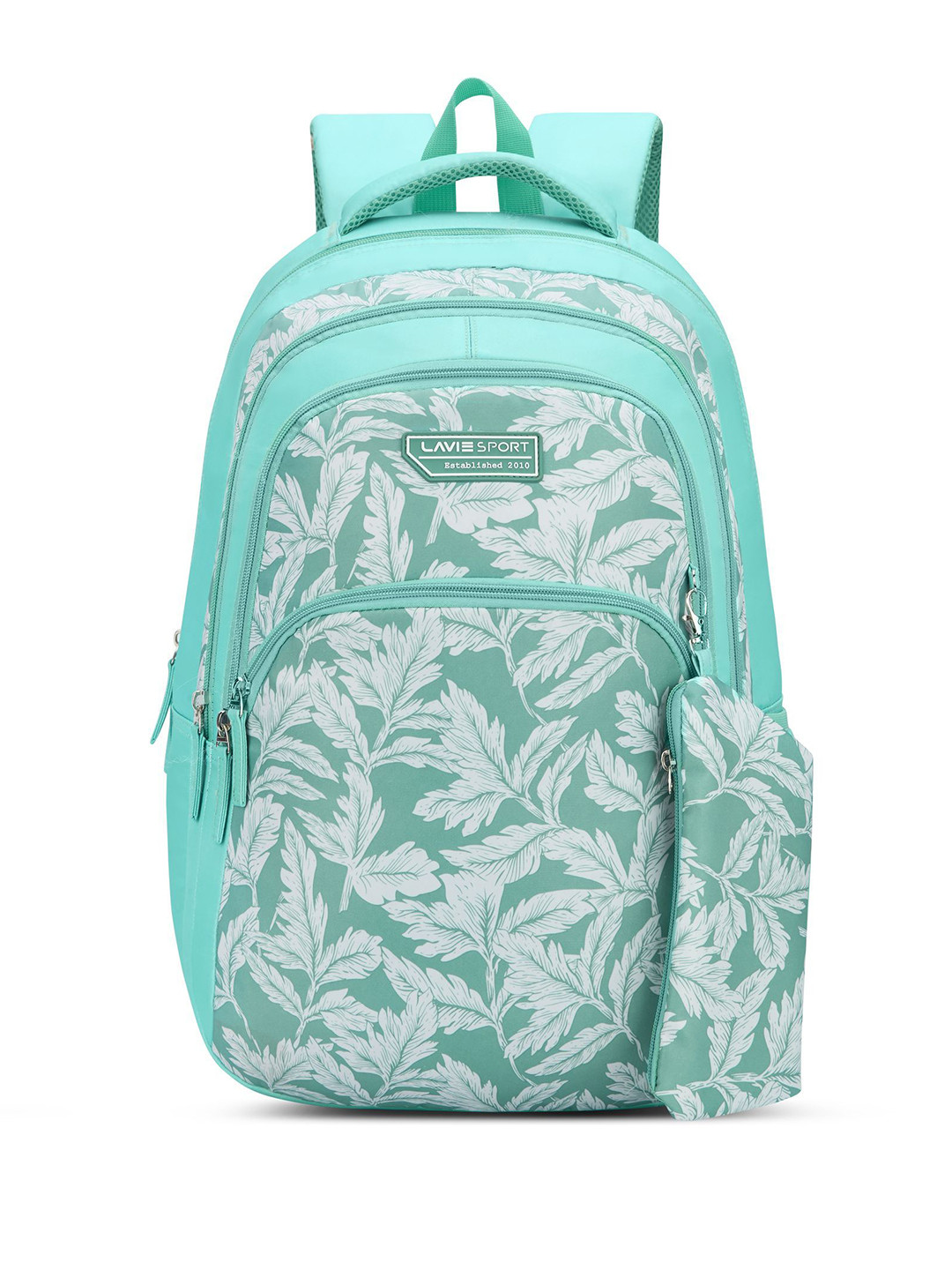 LAVIE SPORT Leaflet Laptop Backpack with Pencil Pouch & Rain Cover- 36L