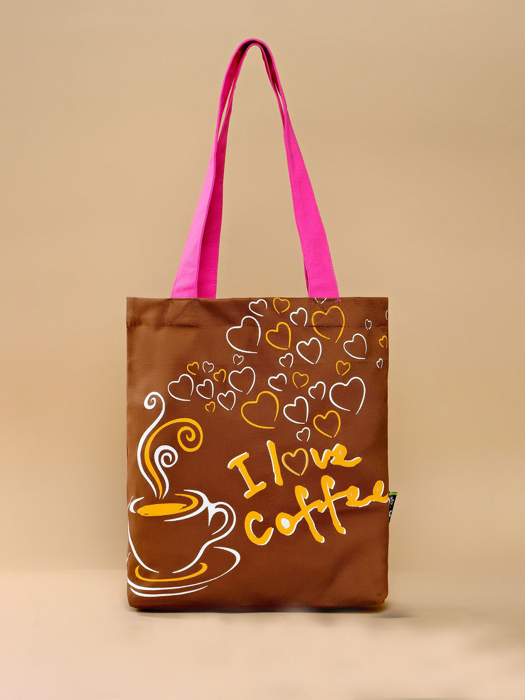 Kanvas Katha Printed Shopper Tote Bag with Applique