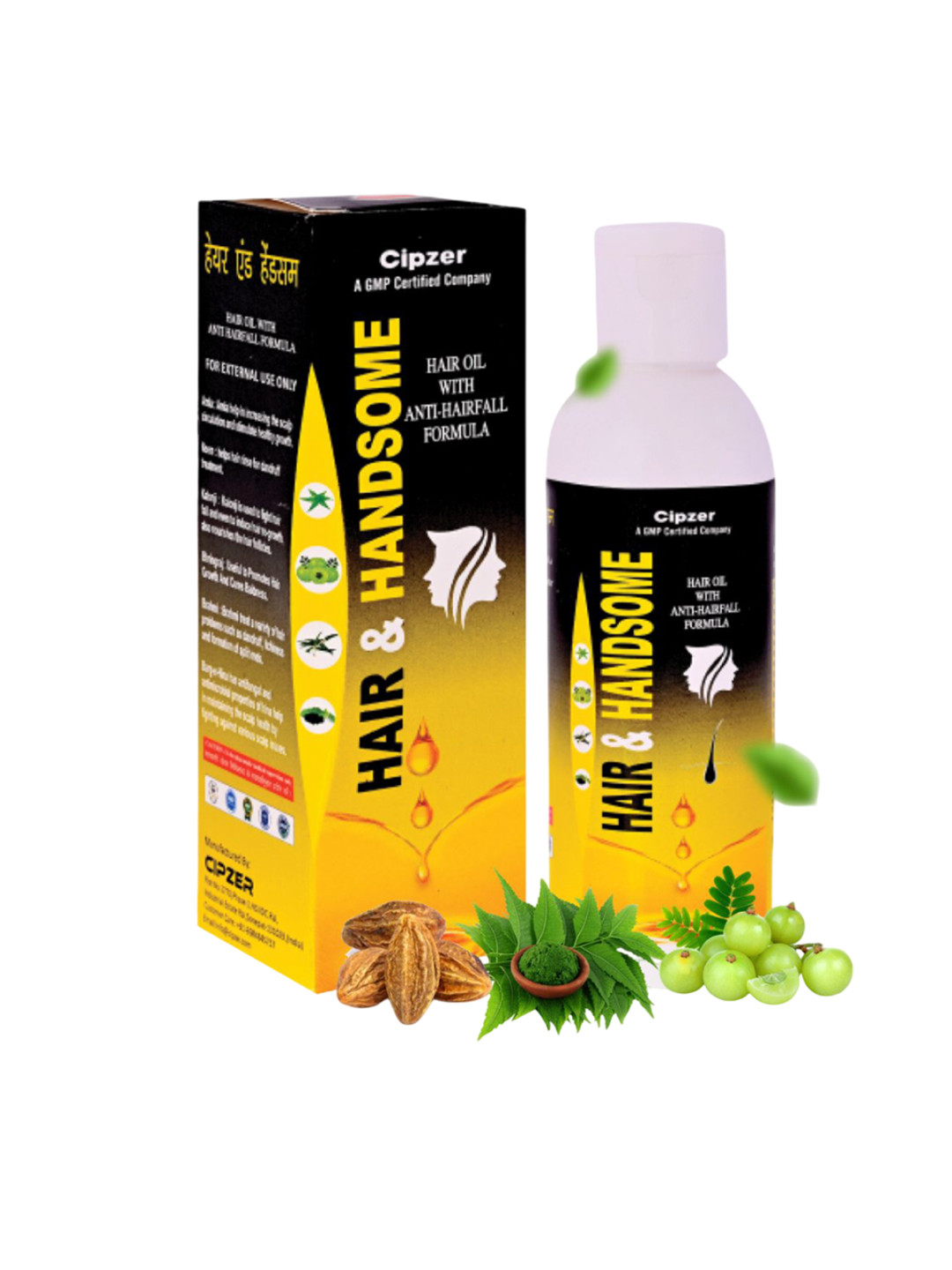 CIPZER Hair & Handsome Hair Oil With Neem - 100 ml