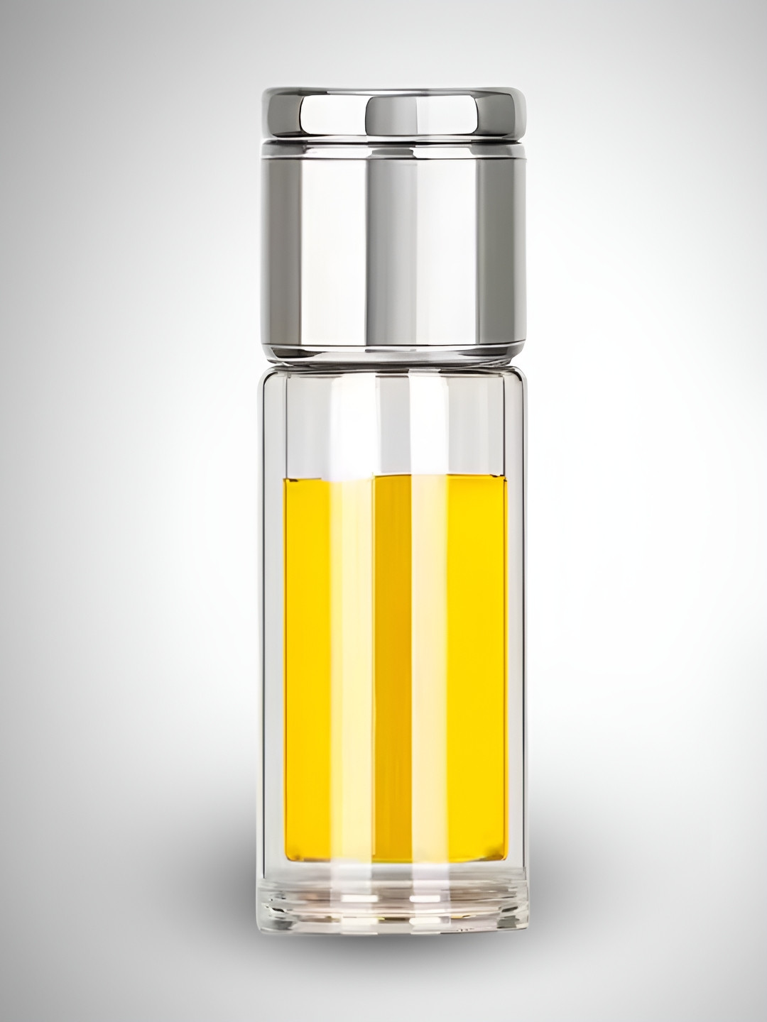 YELONA Transparent Glass Double Wall Vacuum Infuser - 300ml