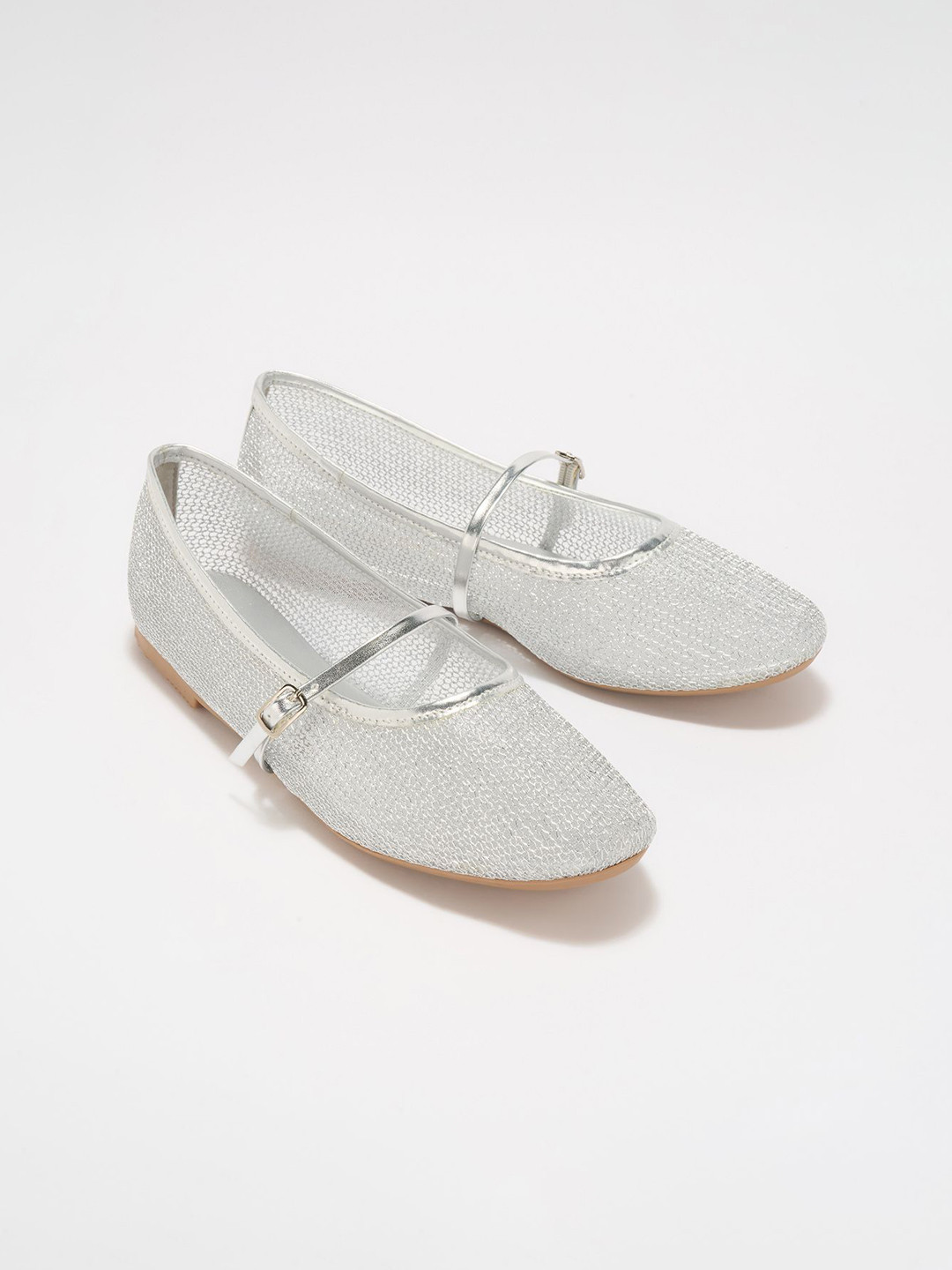 Forever Glam by Pantaloons Women Textured Party Fashion Flats