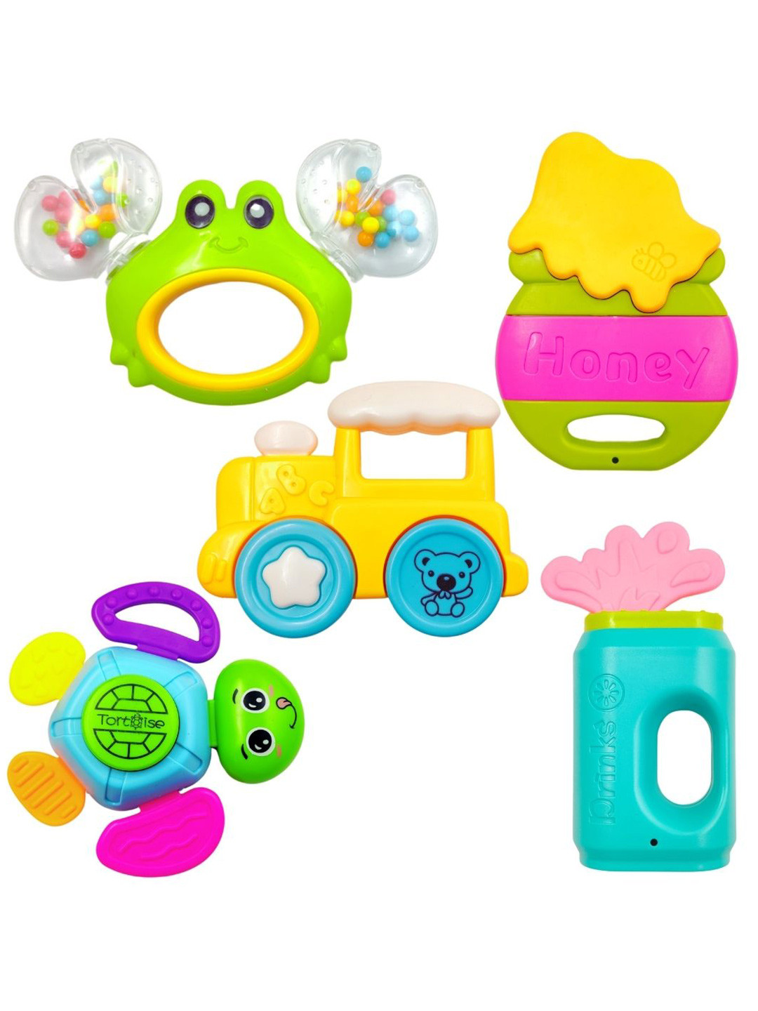 PLUSPOINT Infant 5-Pcs Attractive Toy Set
