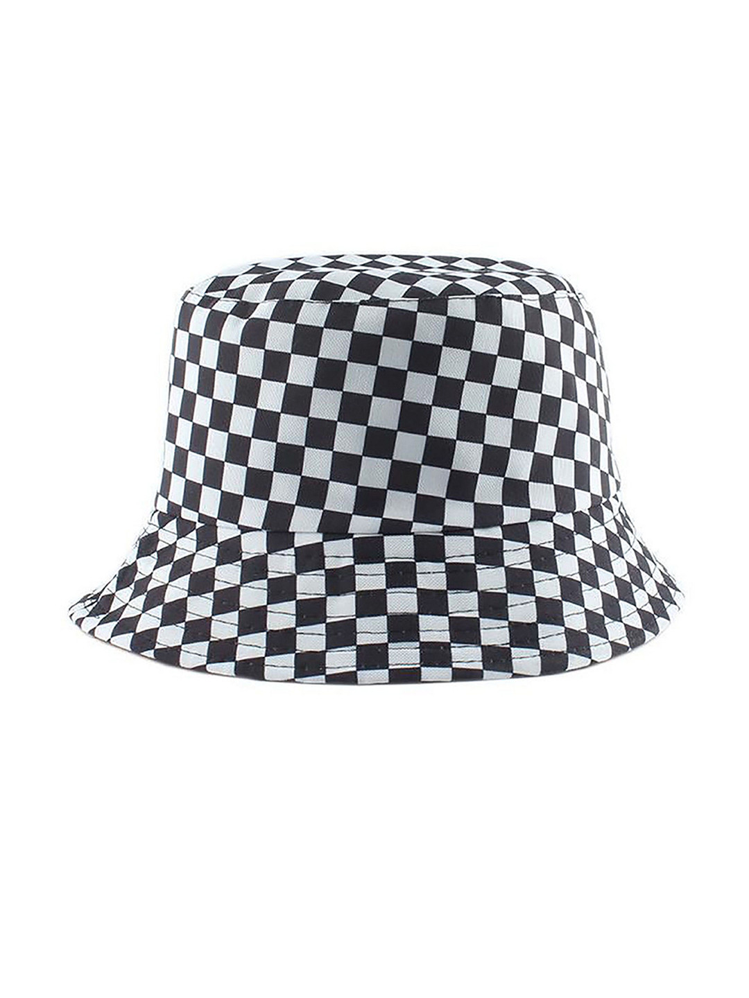Infispace Men Black Checked Sun Hat