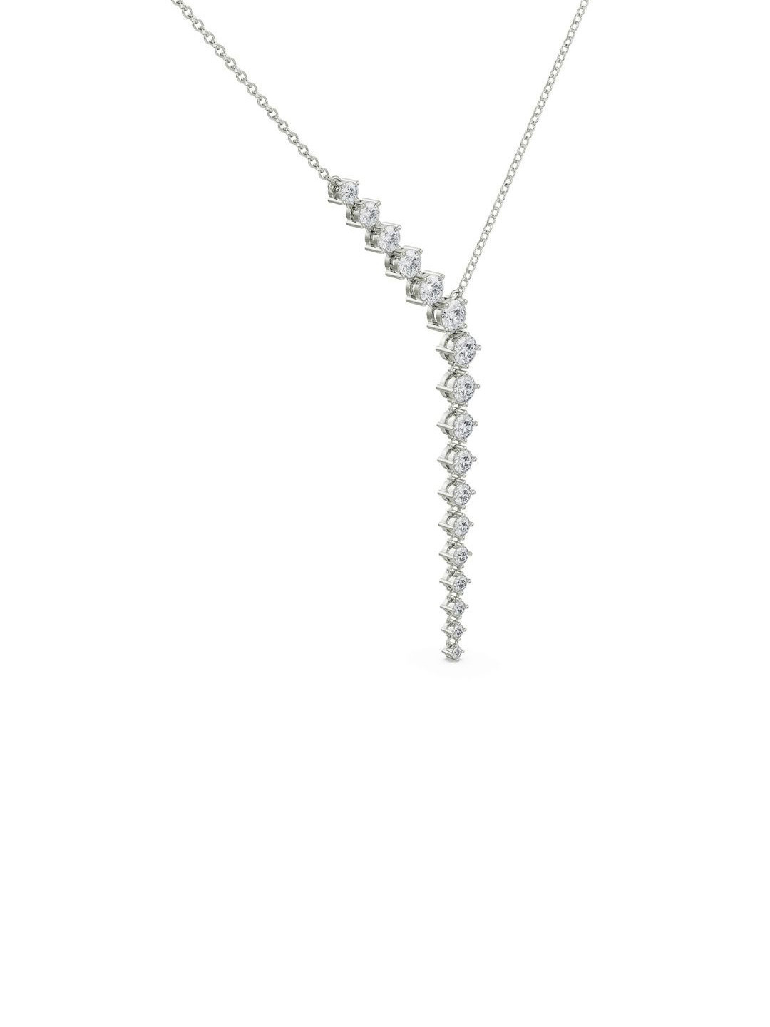 Emori Sleek Chain Lab Diamond Necklace in 18KT Gold