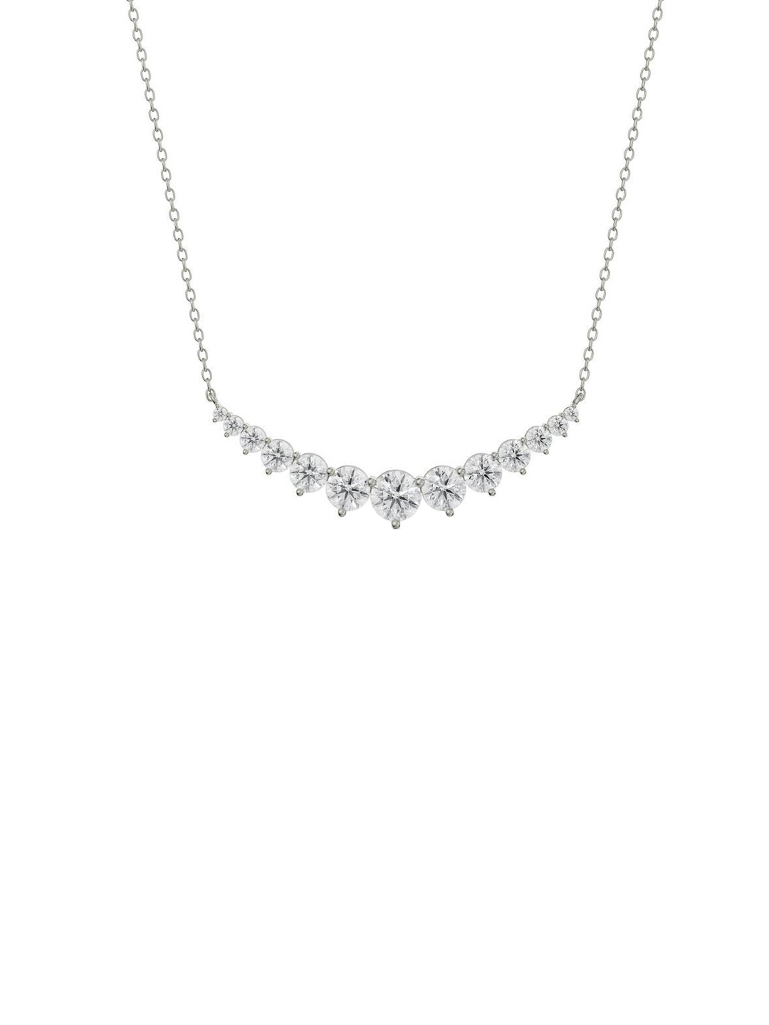 Emori Eternity Round Lab Diamond in 14KT Gold Necklace