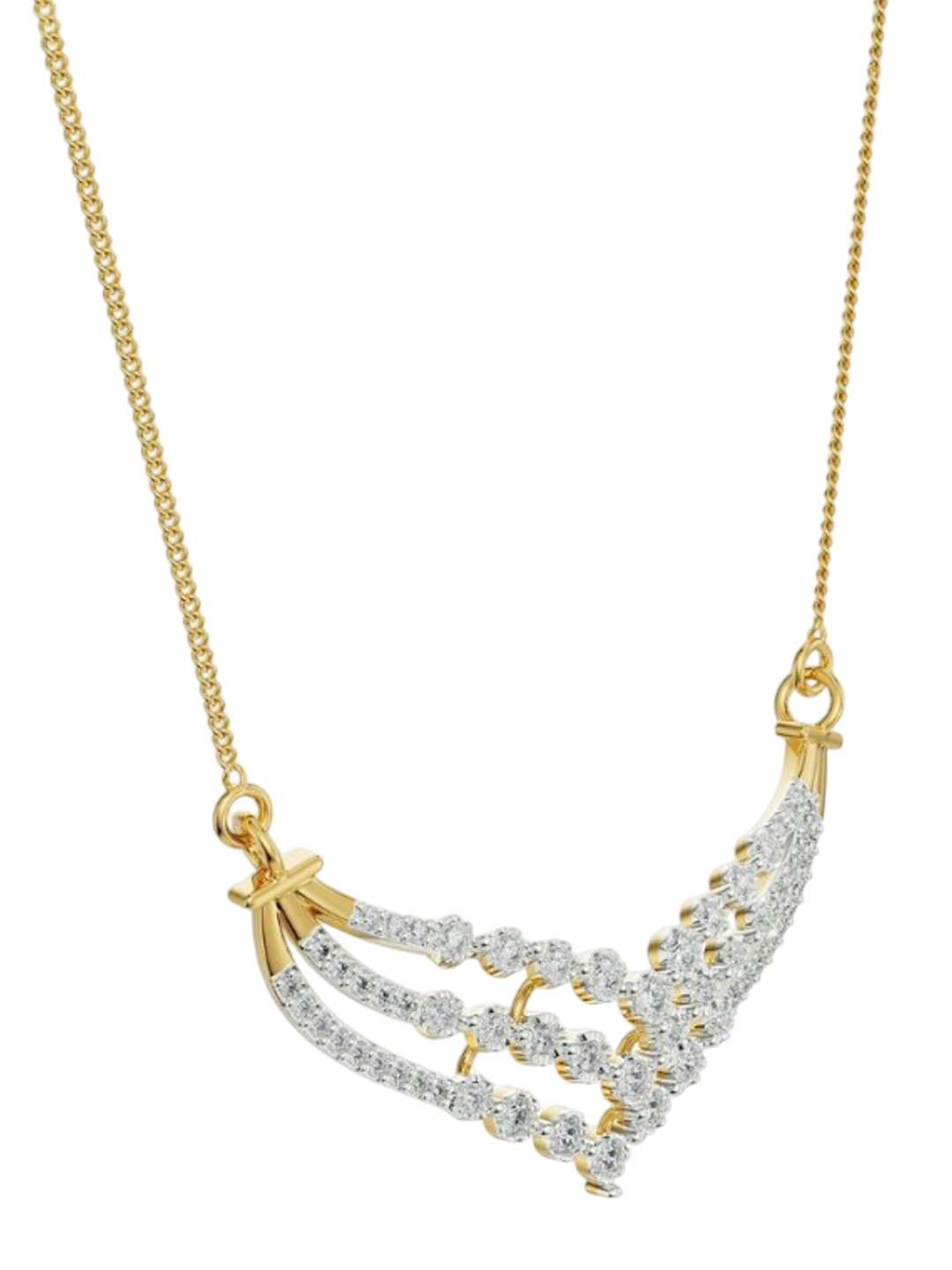 Emori Teriza Lab Diamond Necklace in 18KT Gold