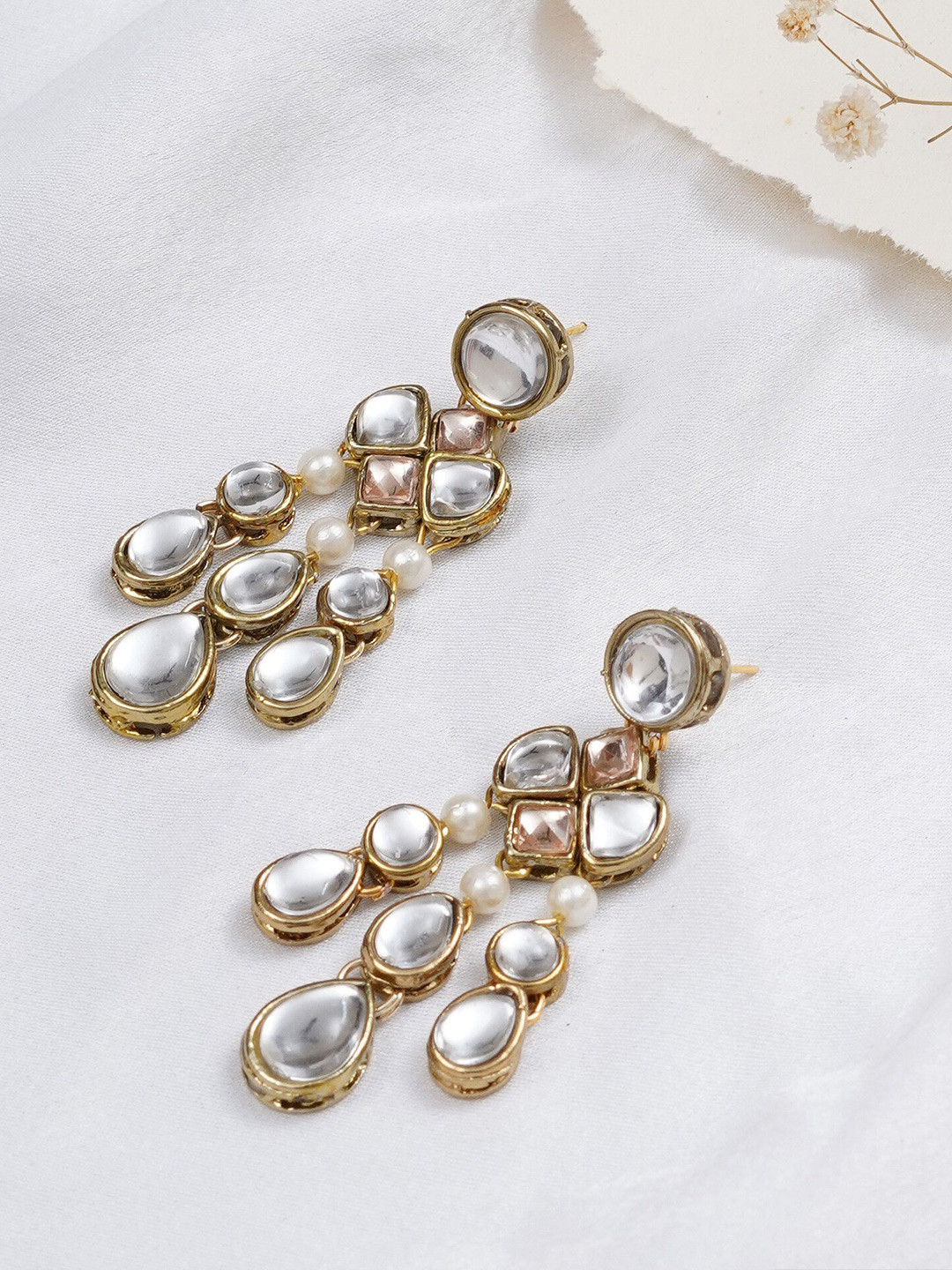 BeAbhika Contemporary Drop Earrings