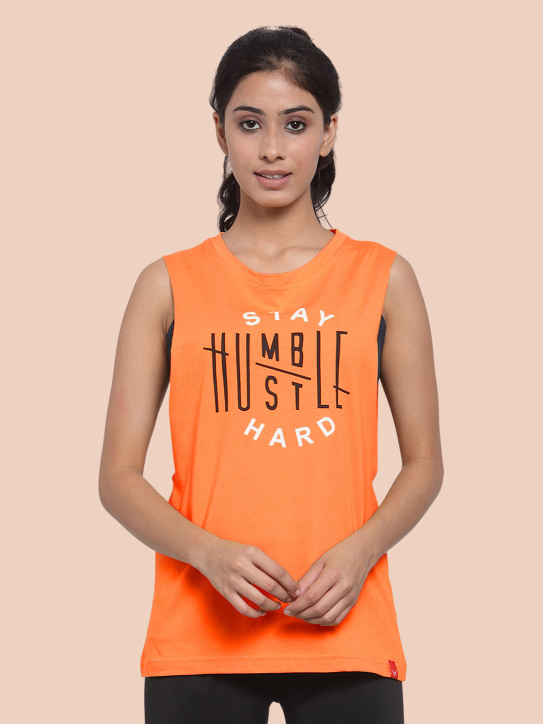Invincible Women Stay Humble Deep Armhole Tank Top
