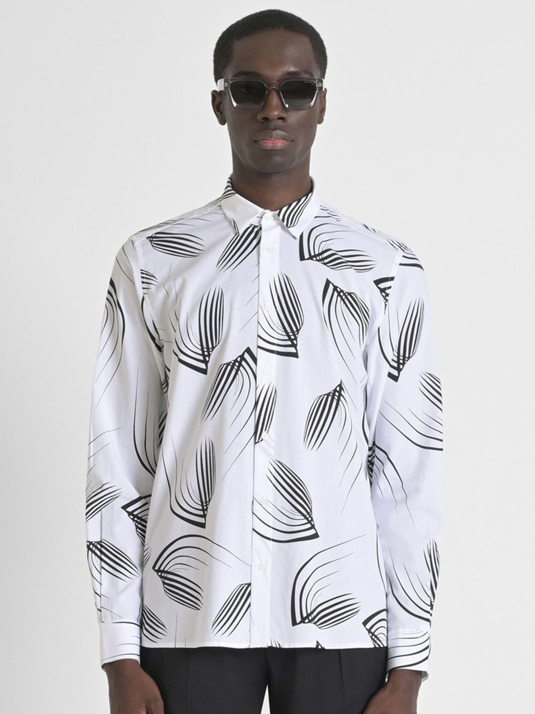 Antony Morato Men Abstract Printed Casual Shirt