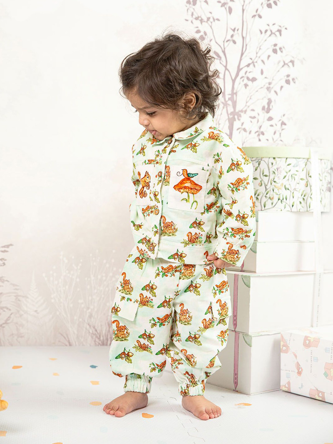 THE BABY TRUNK Baby Boy Printed Clothing Sets